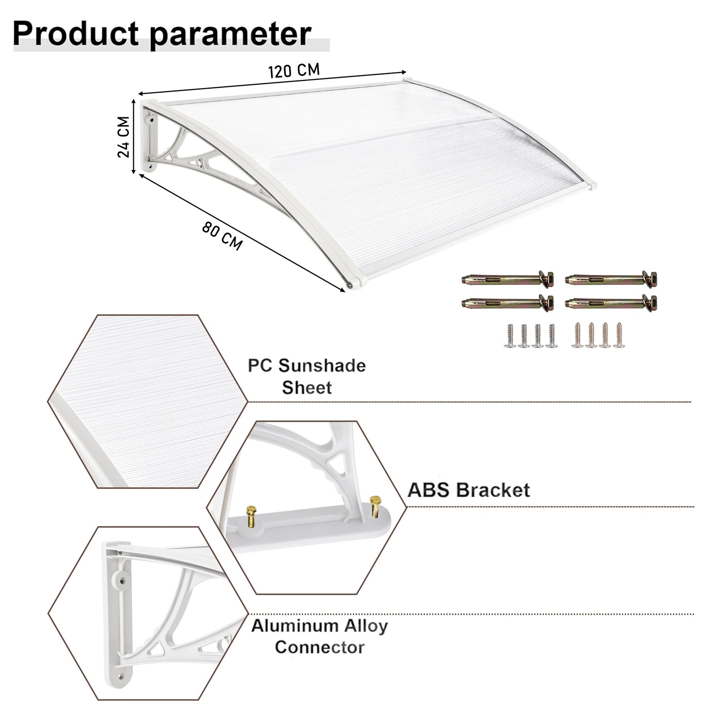 Waterproof Front Door Canopy