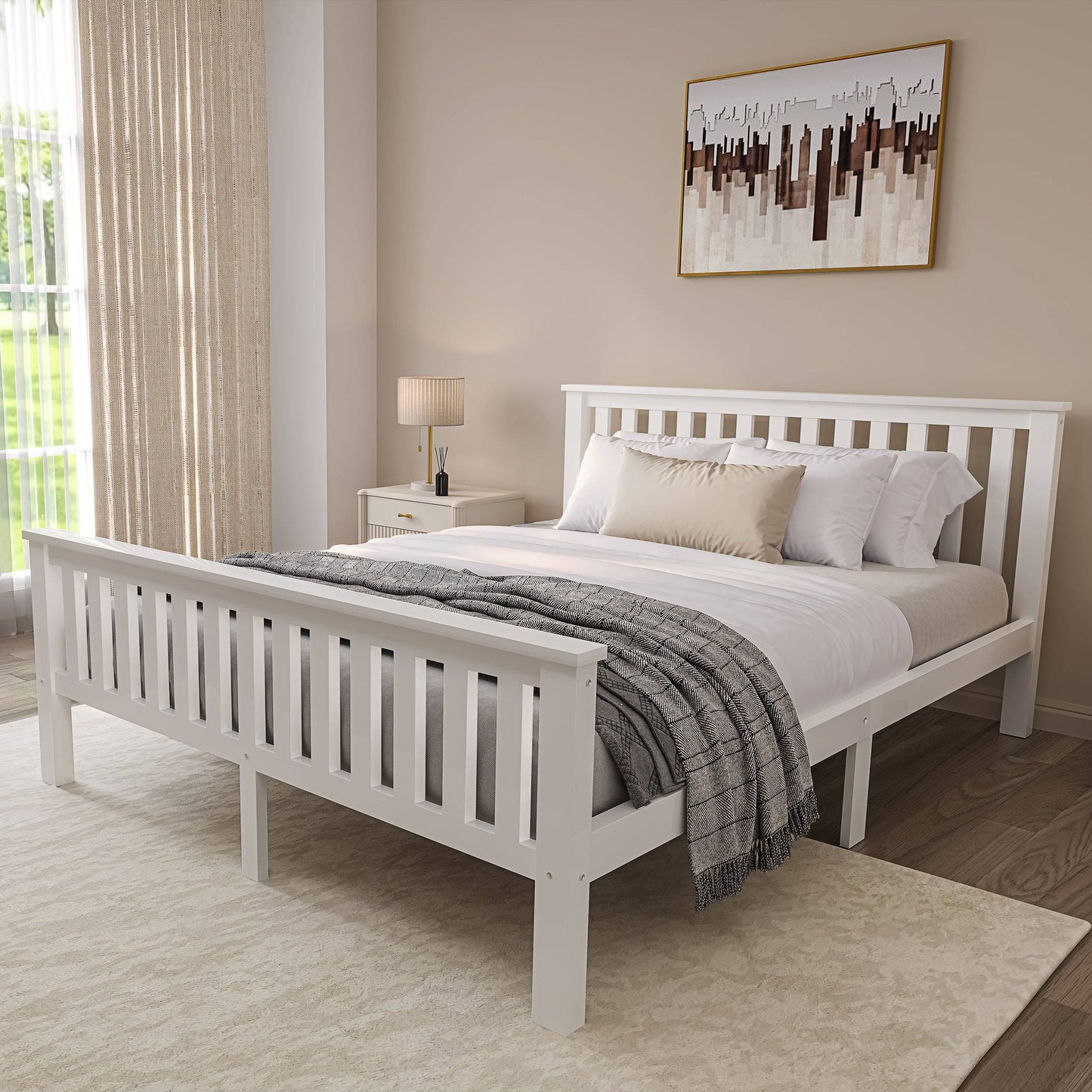 Wooden Double Bed Frame