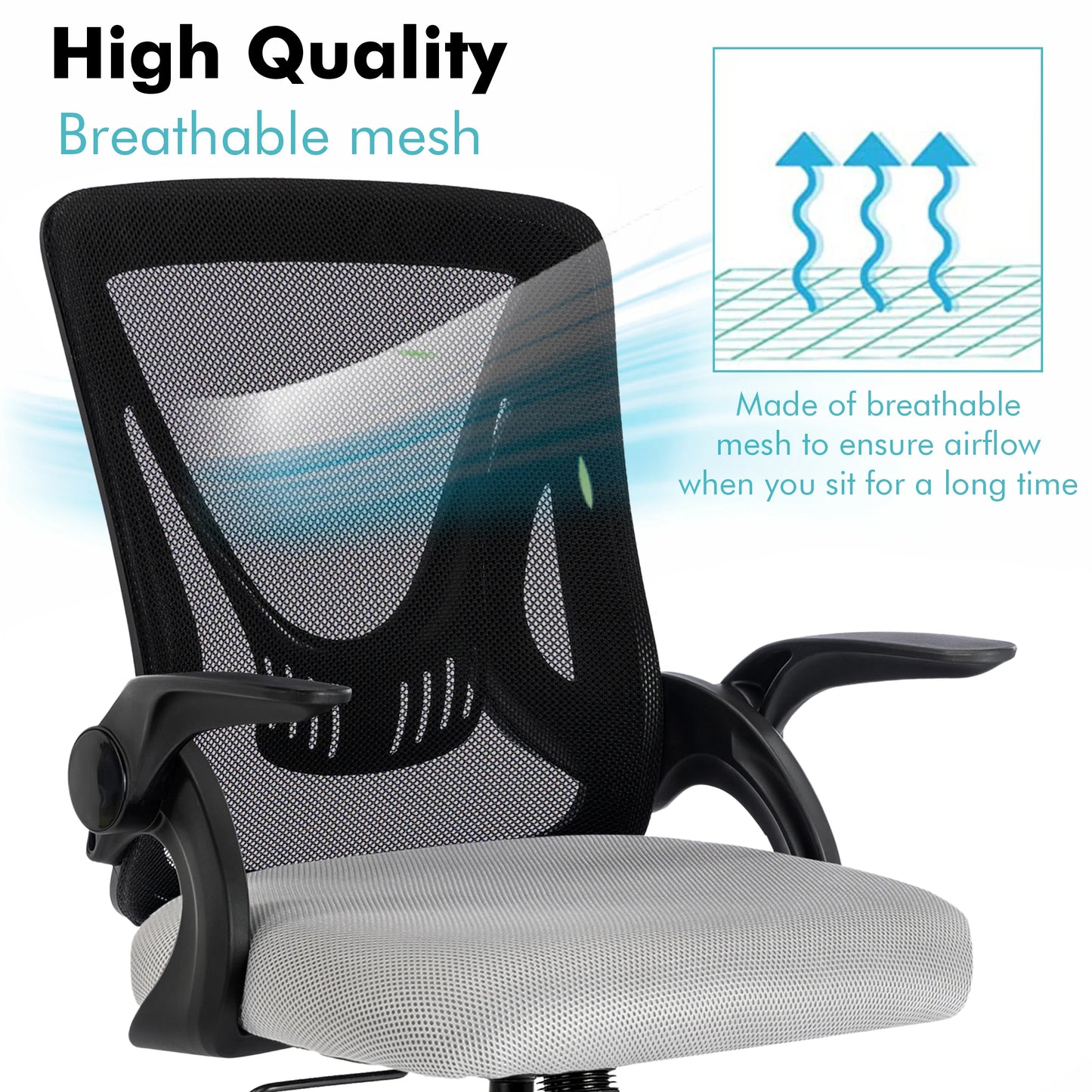 Ergonomic Home Office Chair Mesh - Computer Desk Chair