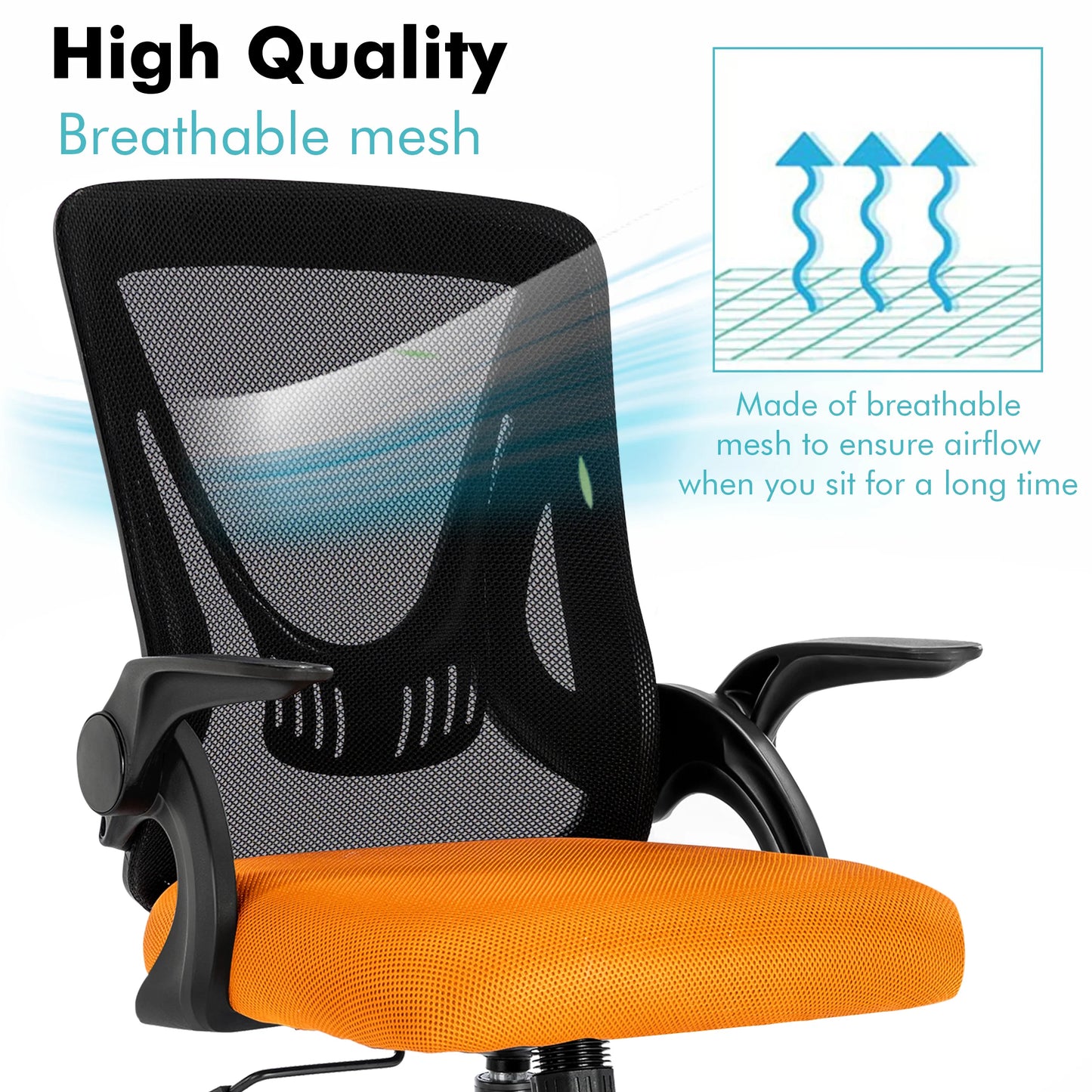 Ergonomic Home Office Chair Mesh - Computer Desk Chair