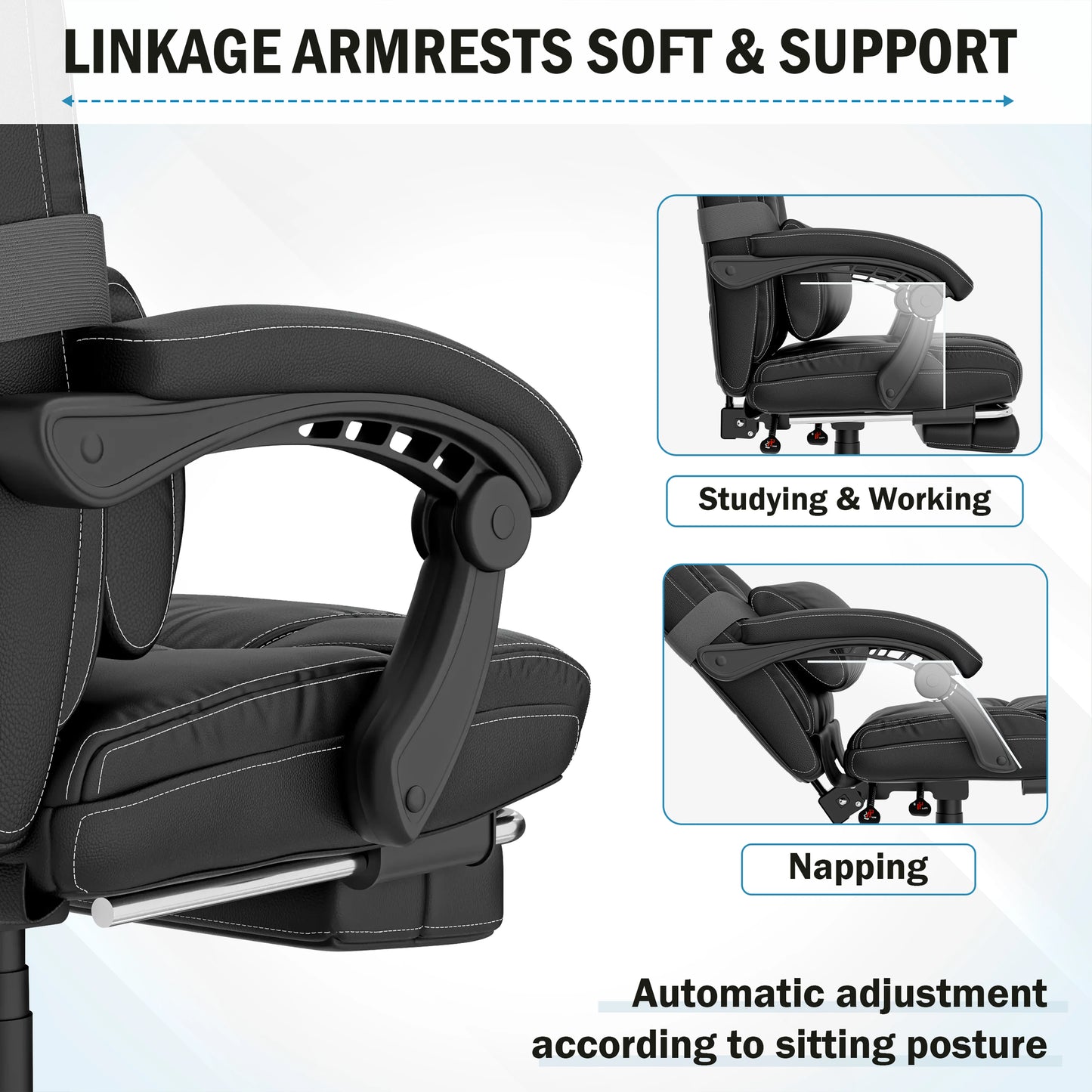 Premium Executive Office Chair - Reclining Swivel Chair
