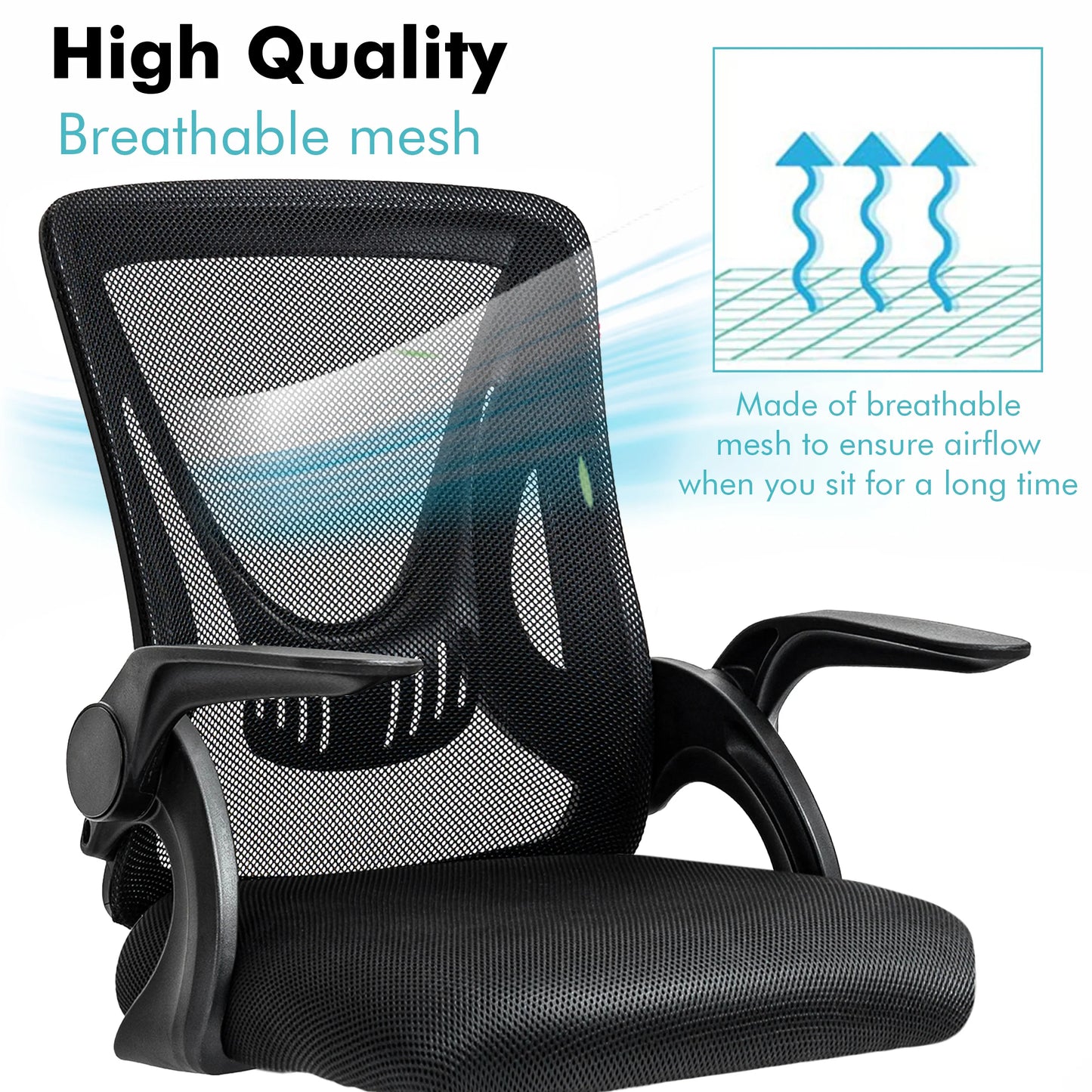 Ergonomic Home Office Chair Mesh - Computer Desk Chair