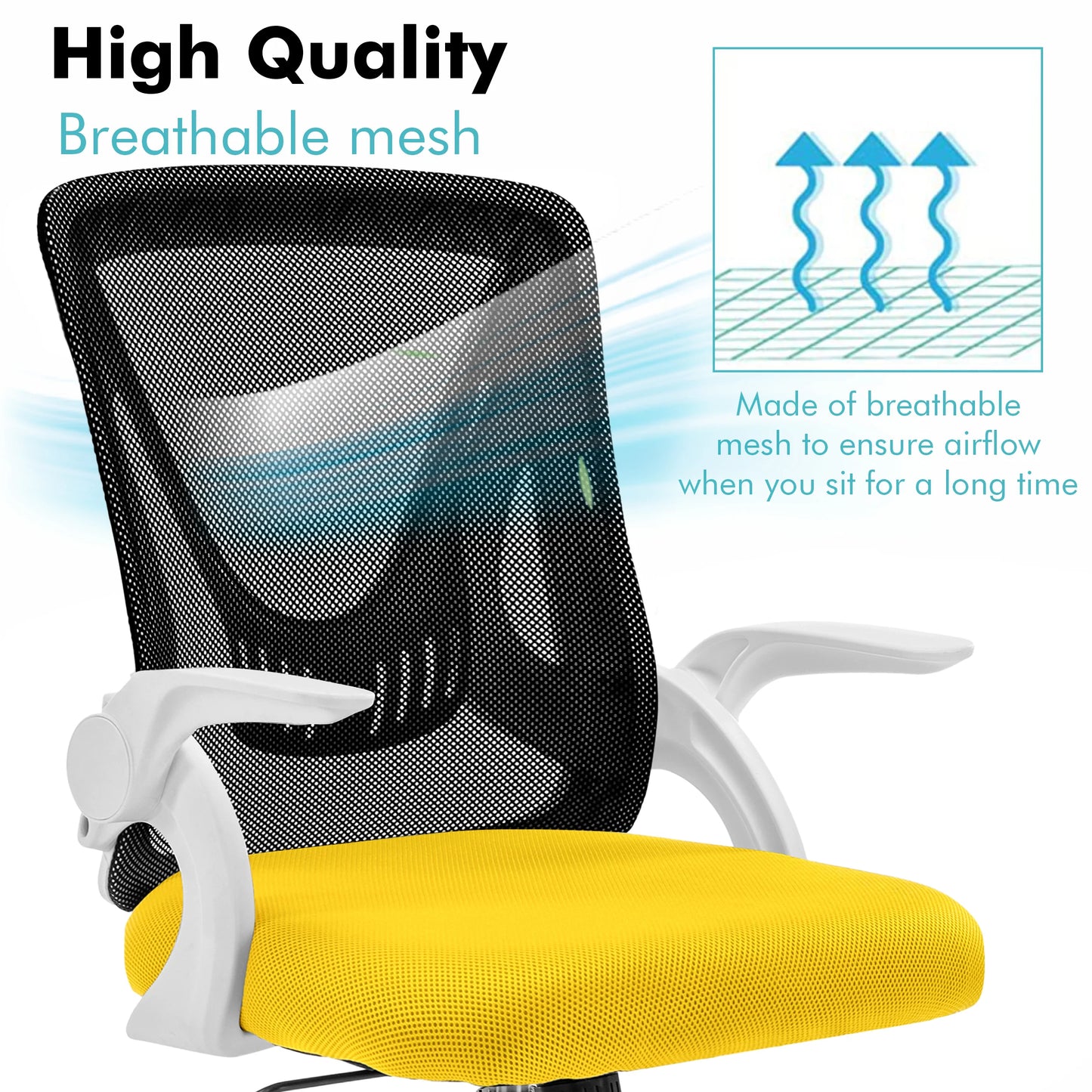 Ergonomic Home Office Chair Mesh - Computer Desk Chair