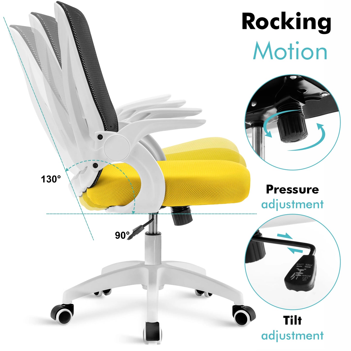Ergonomic Home Office Chair Mesh - Computer Desk Chair
