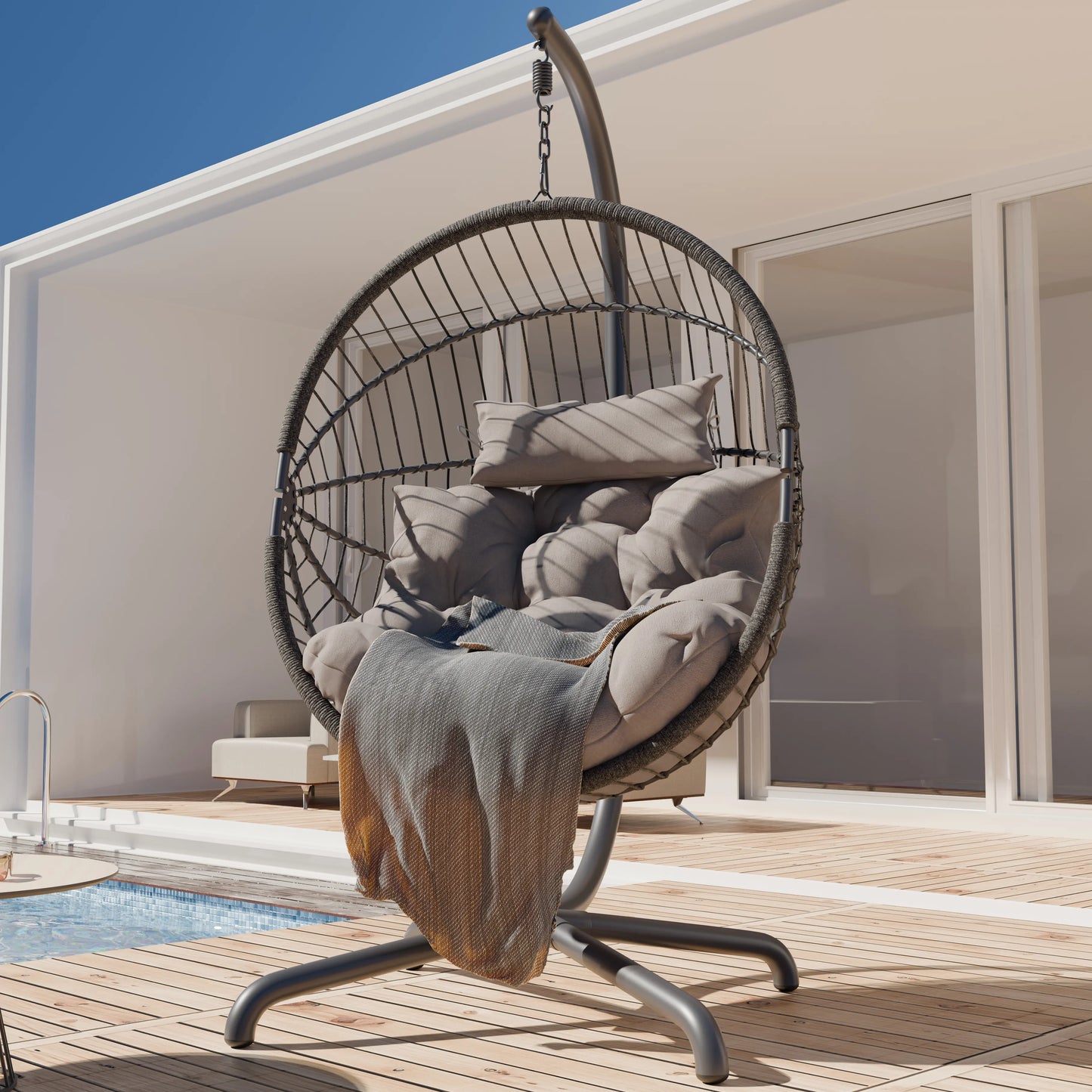 Hanging Egg Chair with Cushion