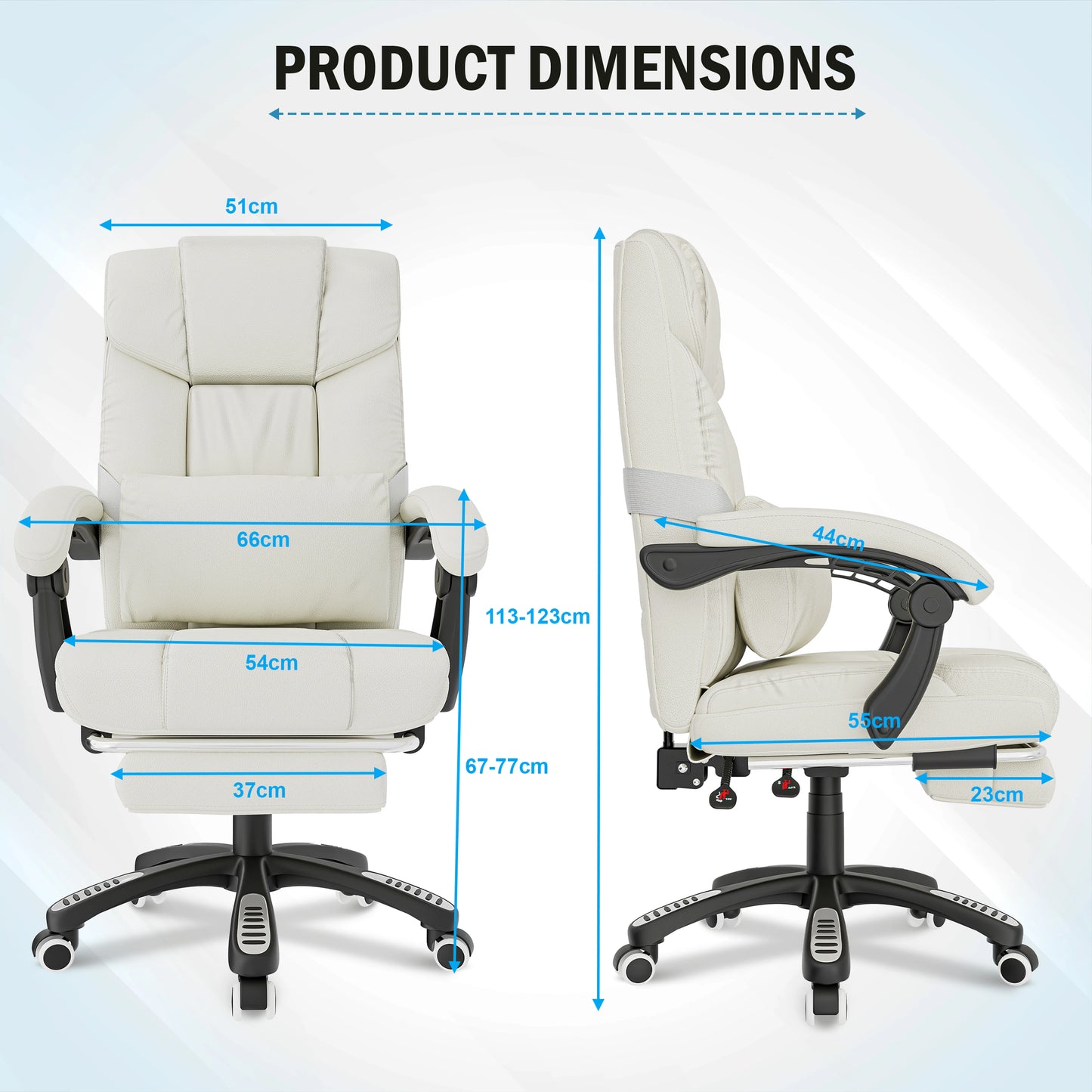 Premium Executive Office Chair - Reclining Swivel Chair