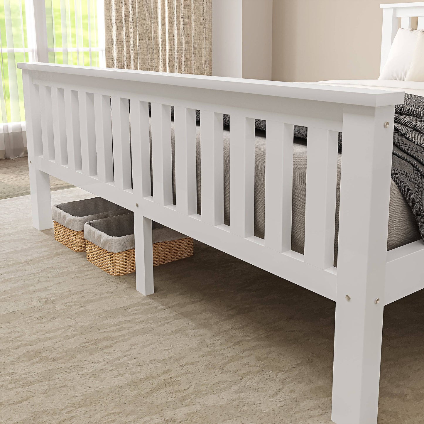 Wooden Double Bed Frame