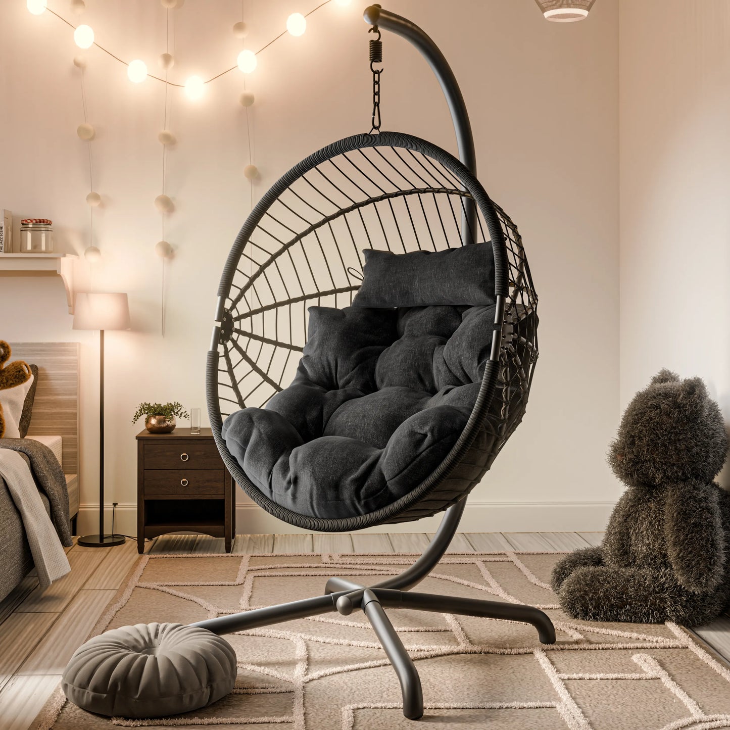 Hanging Egg Chair with Cushion