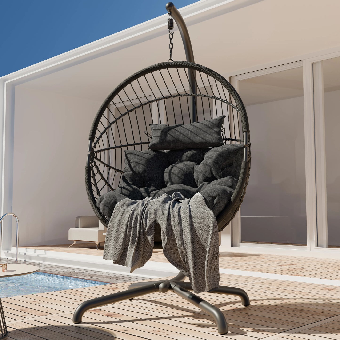 Hanging Egg Chair with Cushion