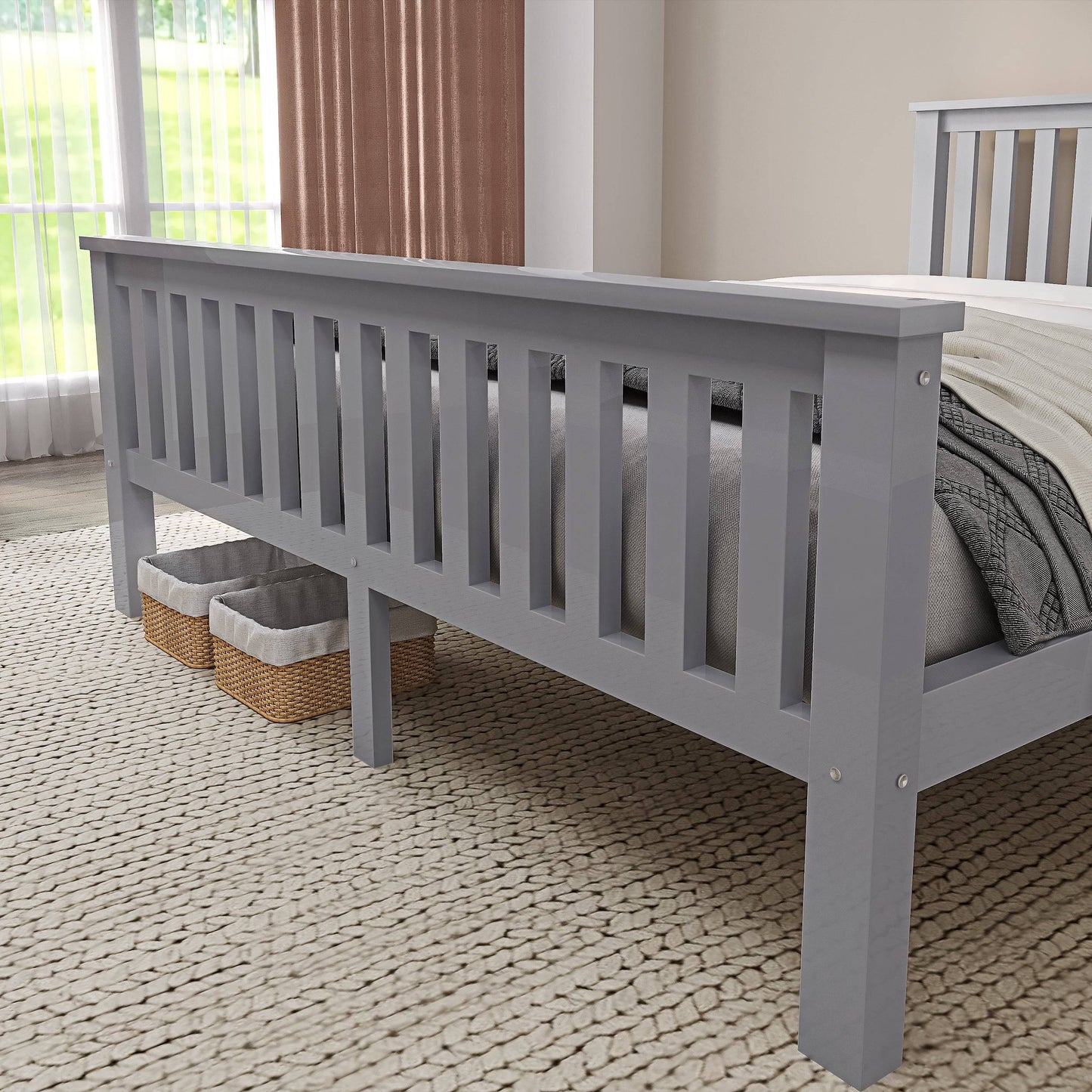 King Size Wooden Bed Frame