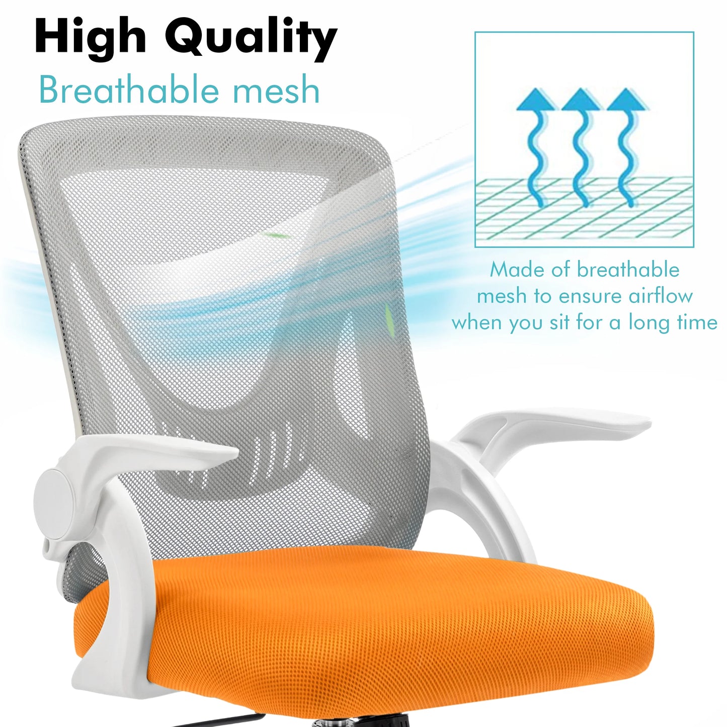 Ergonomic Home Office Chair Mesh - Computer Desk Chair