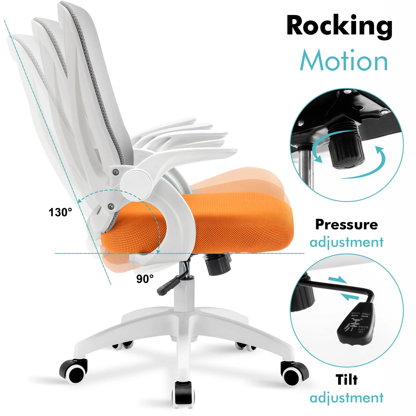 Ergonomic Home Office Chair Mesh - Computer Desk Chair