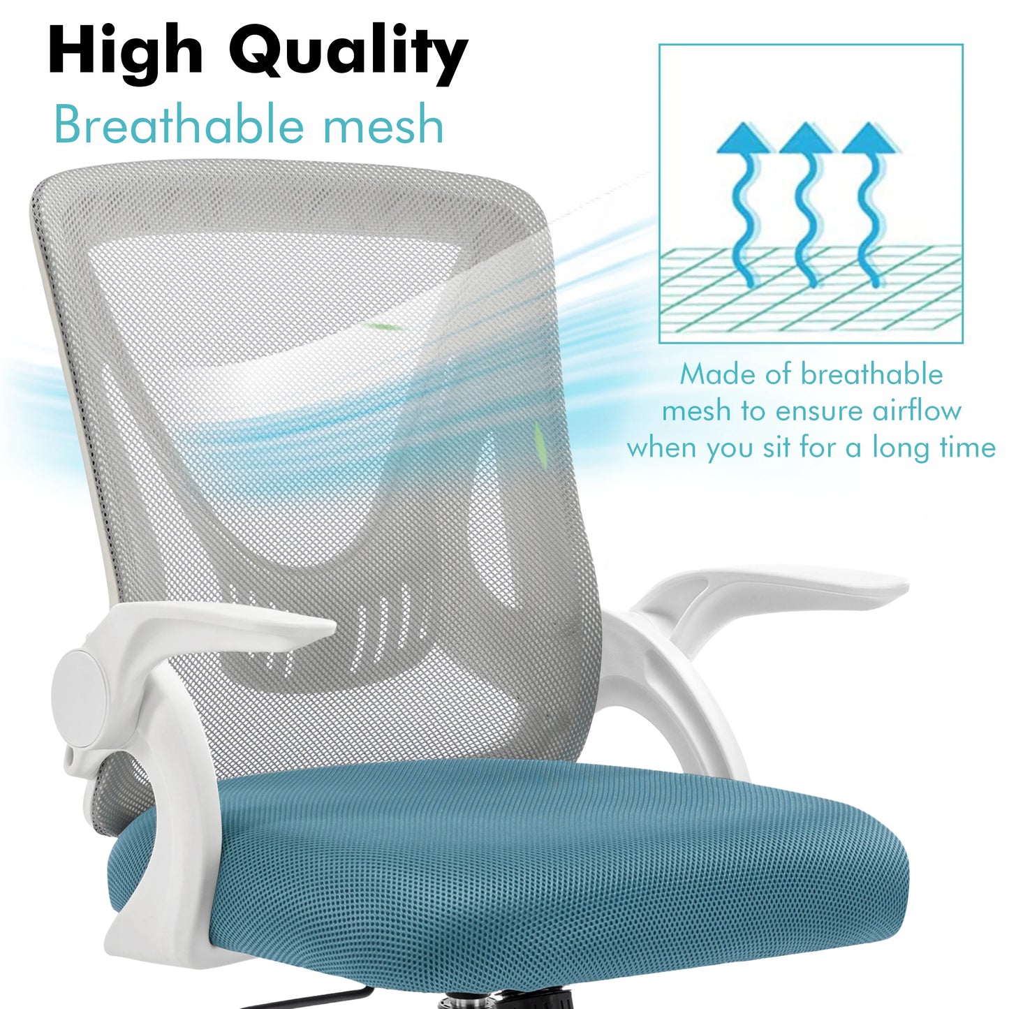 Ergonomic Home Office Chair Mesh - Computer Desk Chair