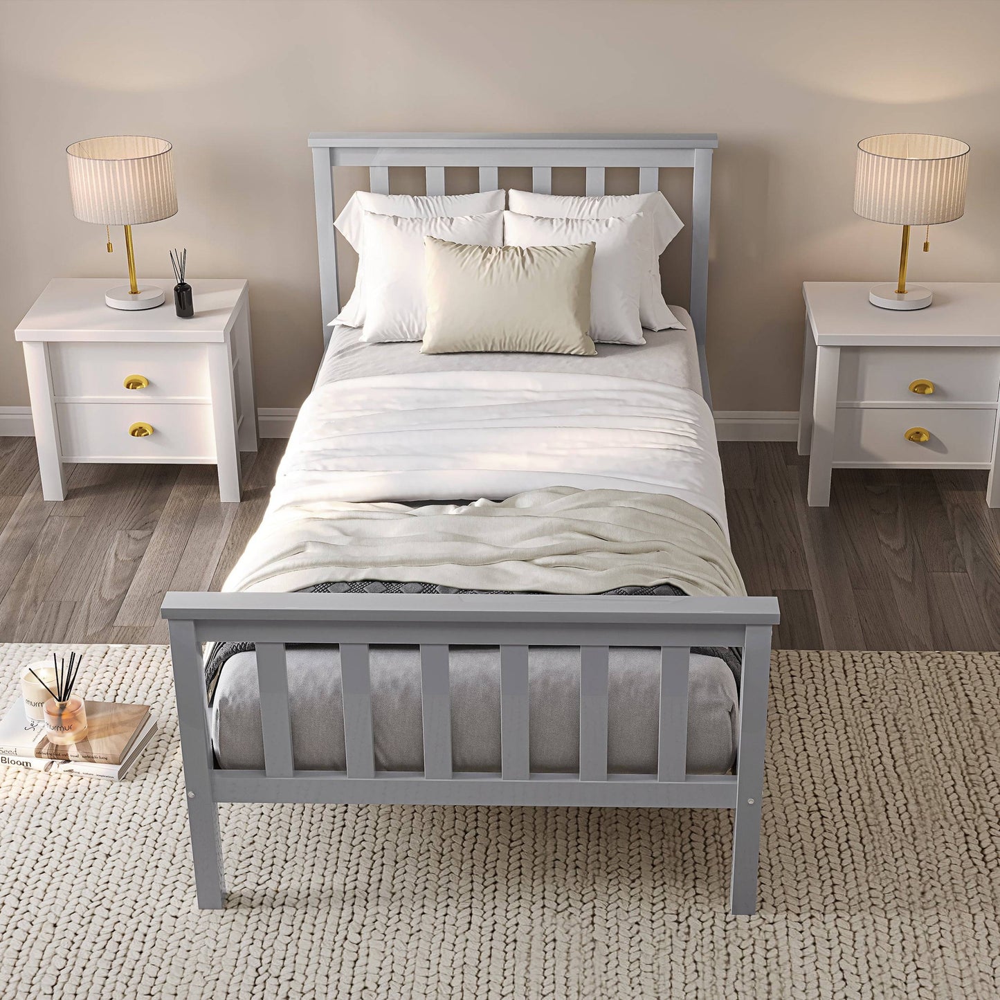 Single Wooden Bed Frame