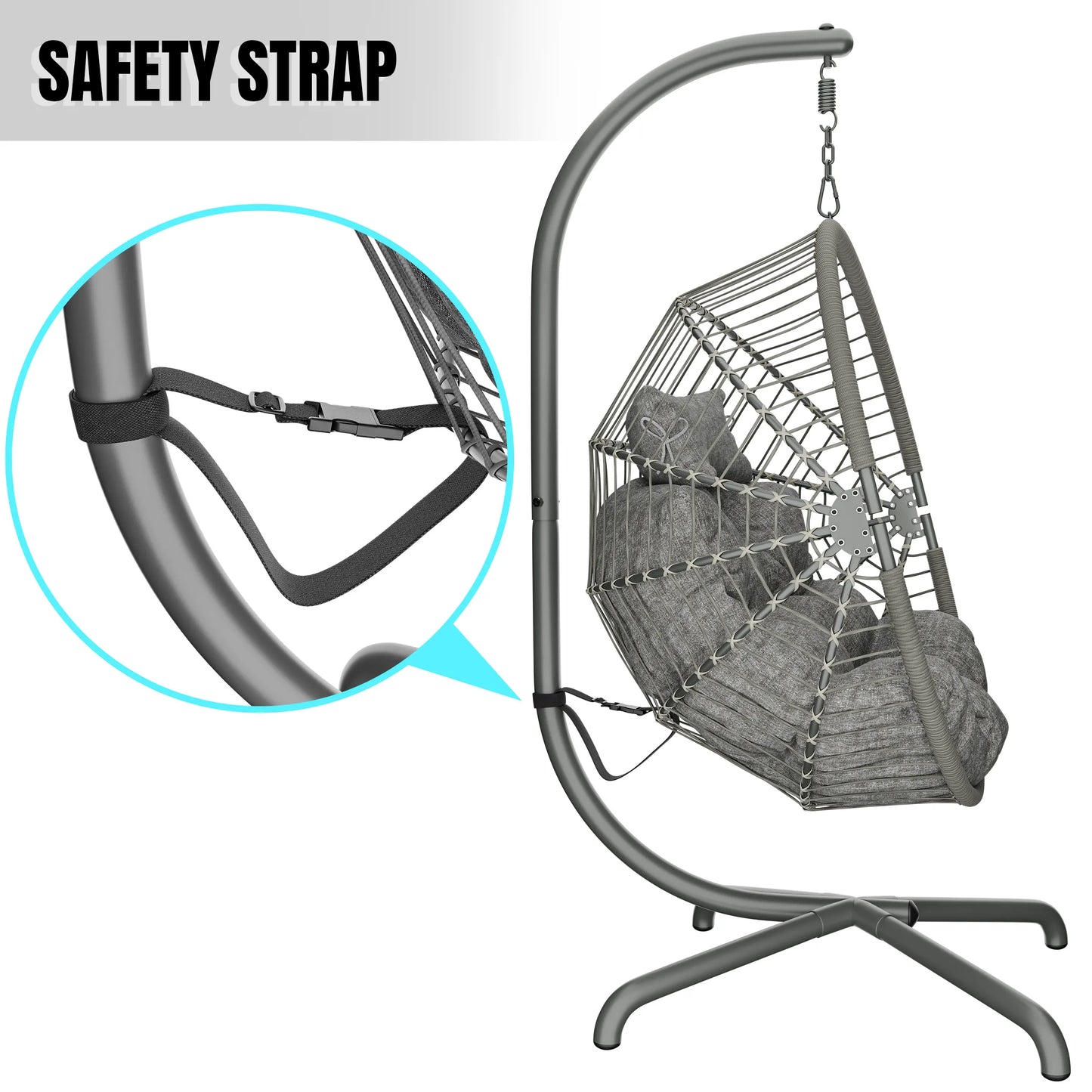 Hanging Egg Chair with Cushion