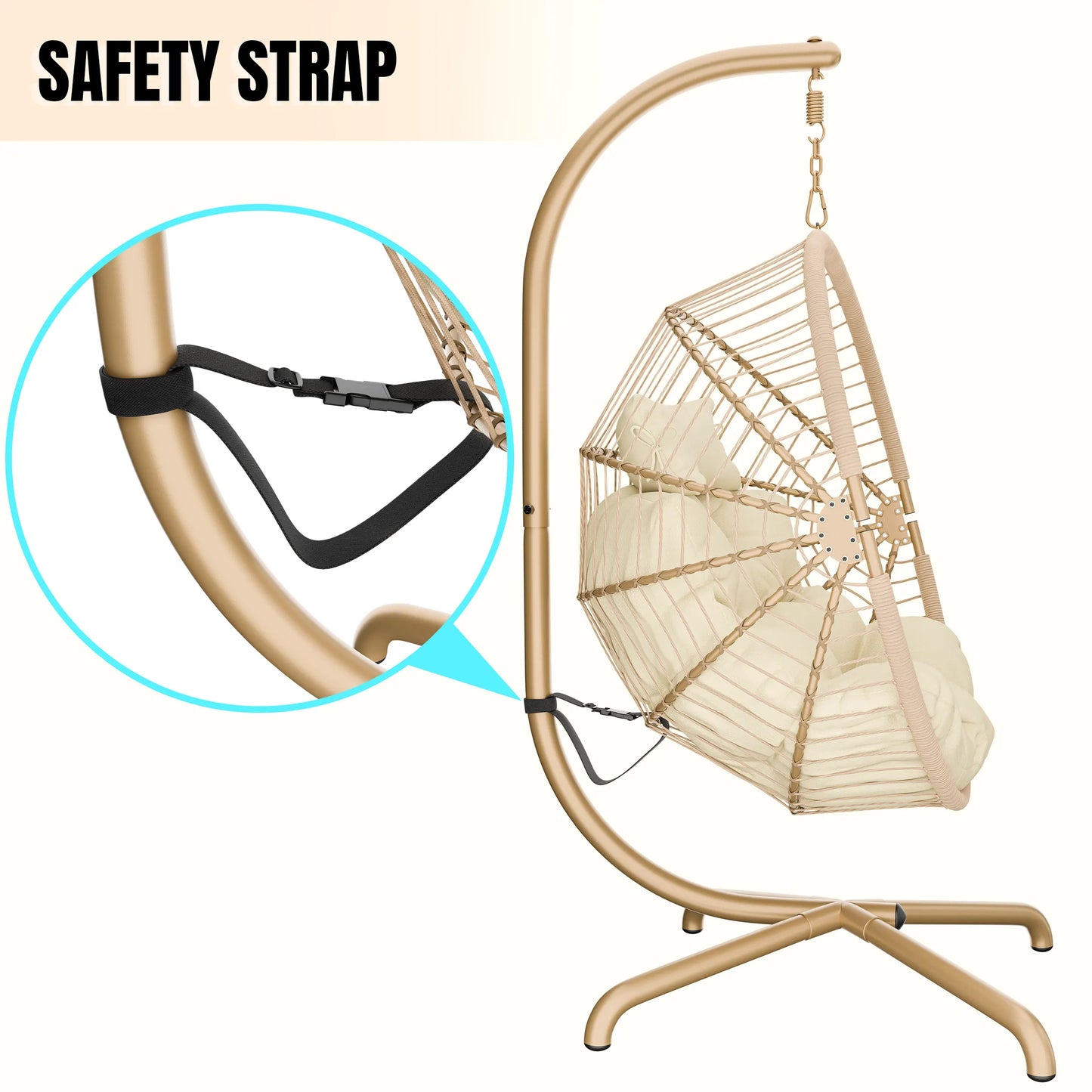Hanging Egg Chair with Cushion