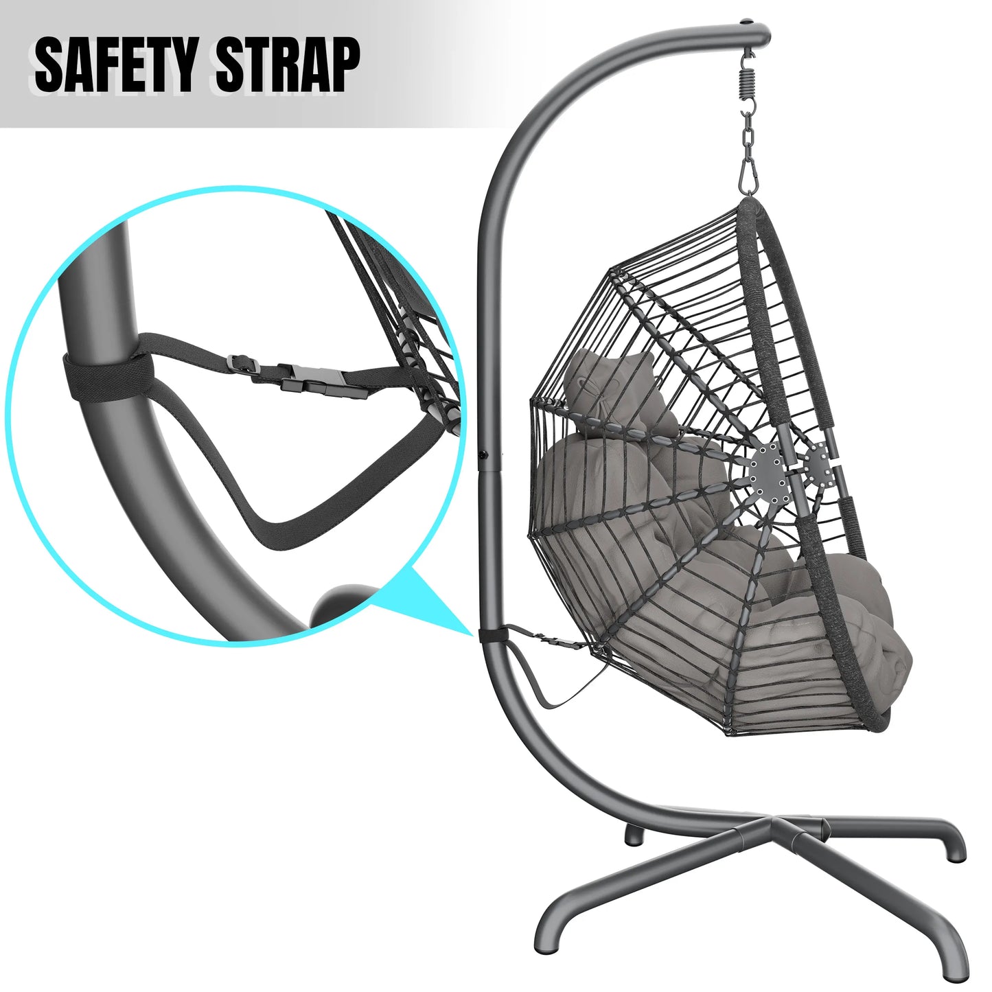 Hanging Egg Chair with Cushion