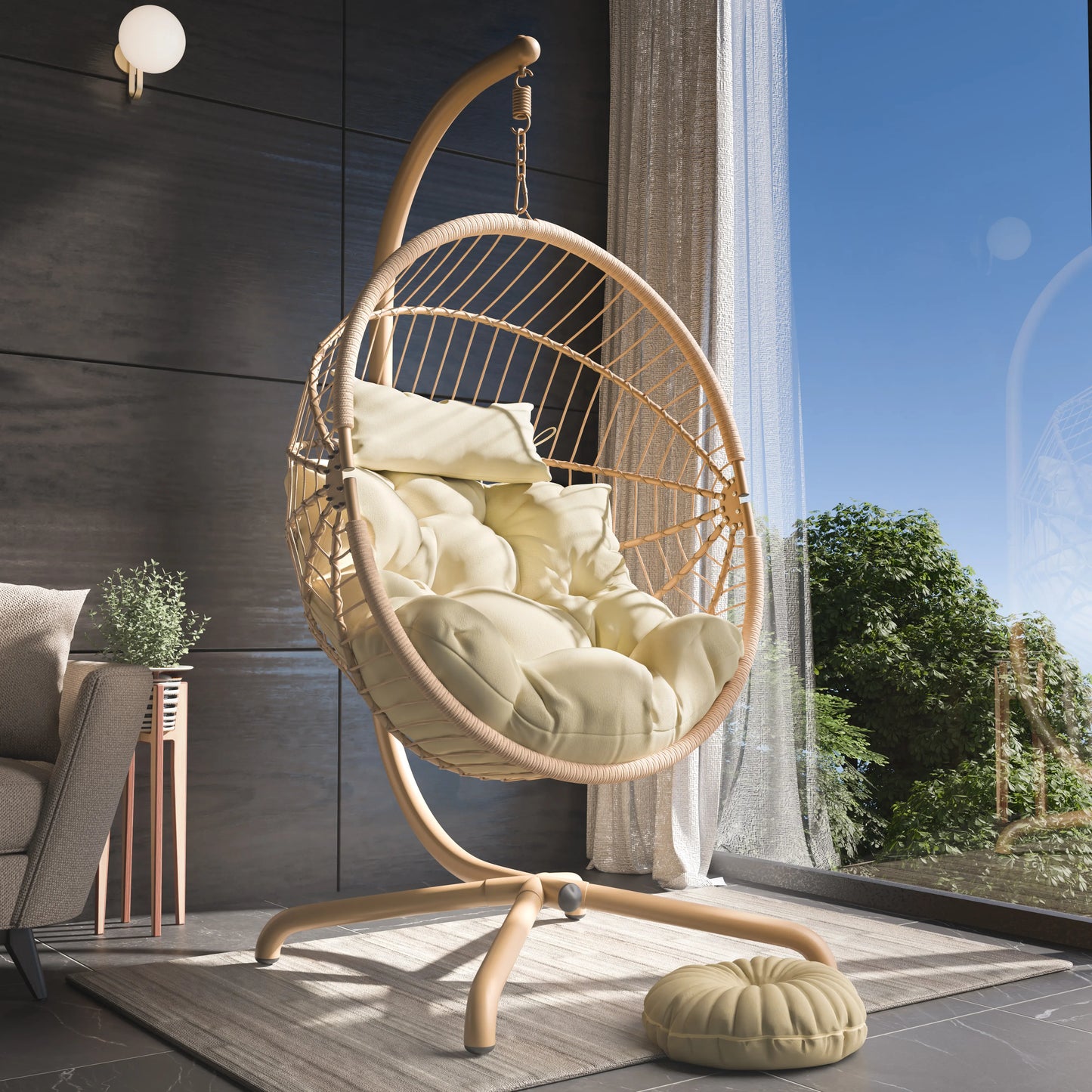 Hanging Egg Chair with Cushion