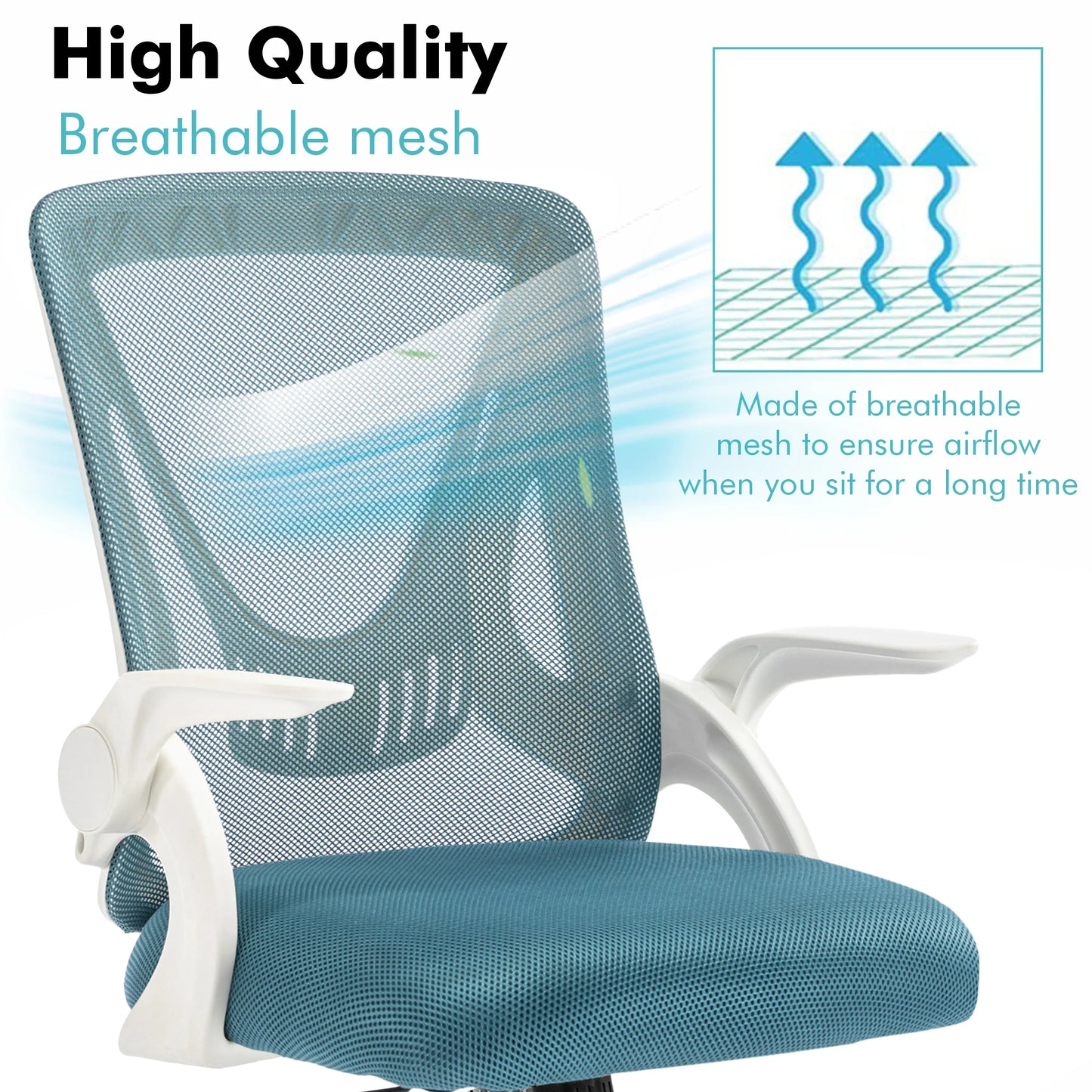 Ergonomic Home Office Chair Mesh - Computer Desk Chair