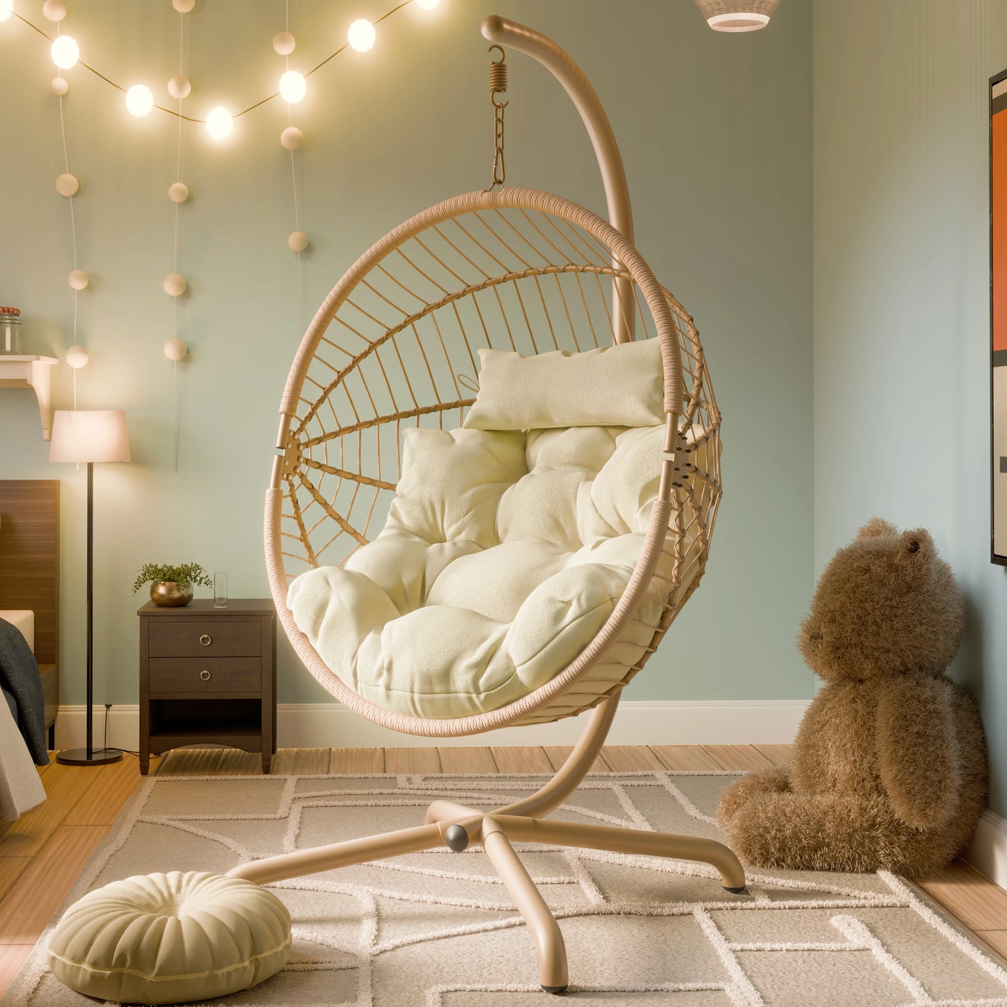 Hanging Egg Chair with Cushion