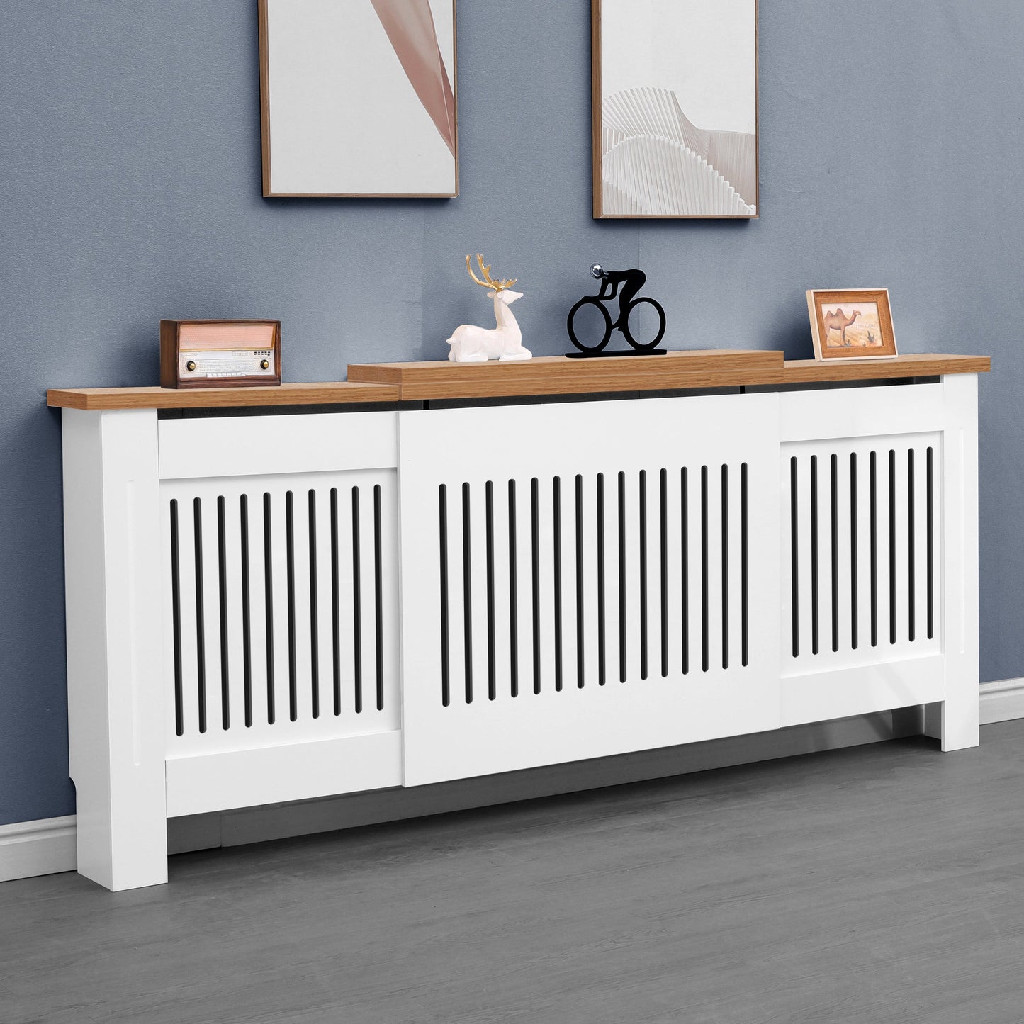 Adjustable Radiator Cover, Extendable 140-204 cm