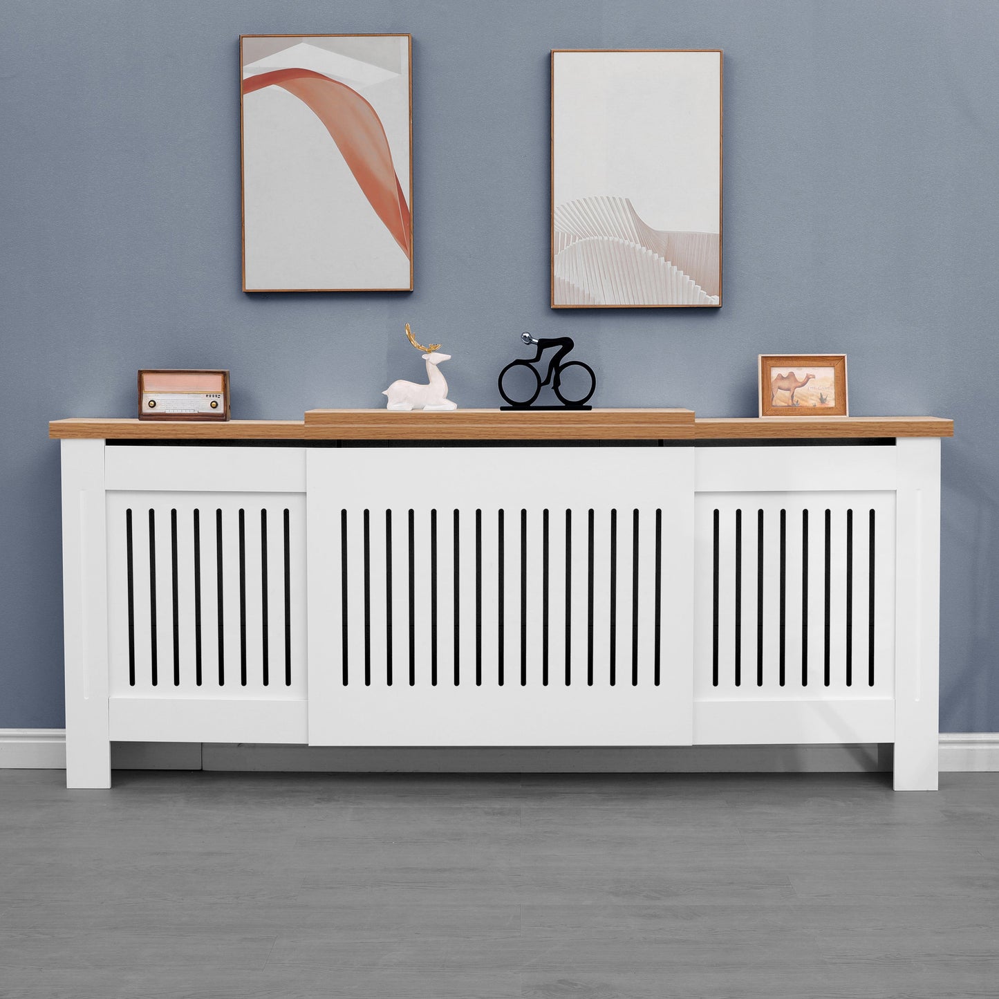 Adjustable Radiator Cover, Extendable 140-204 cm