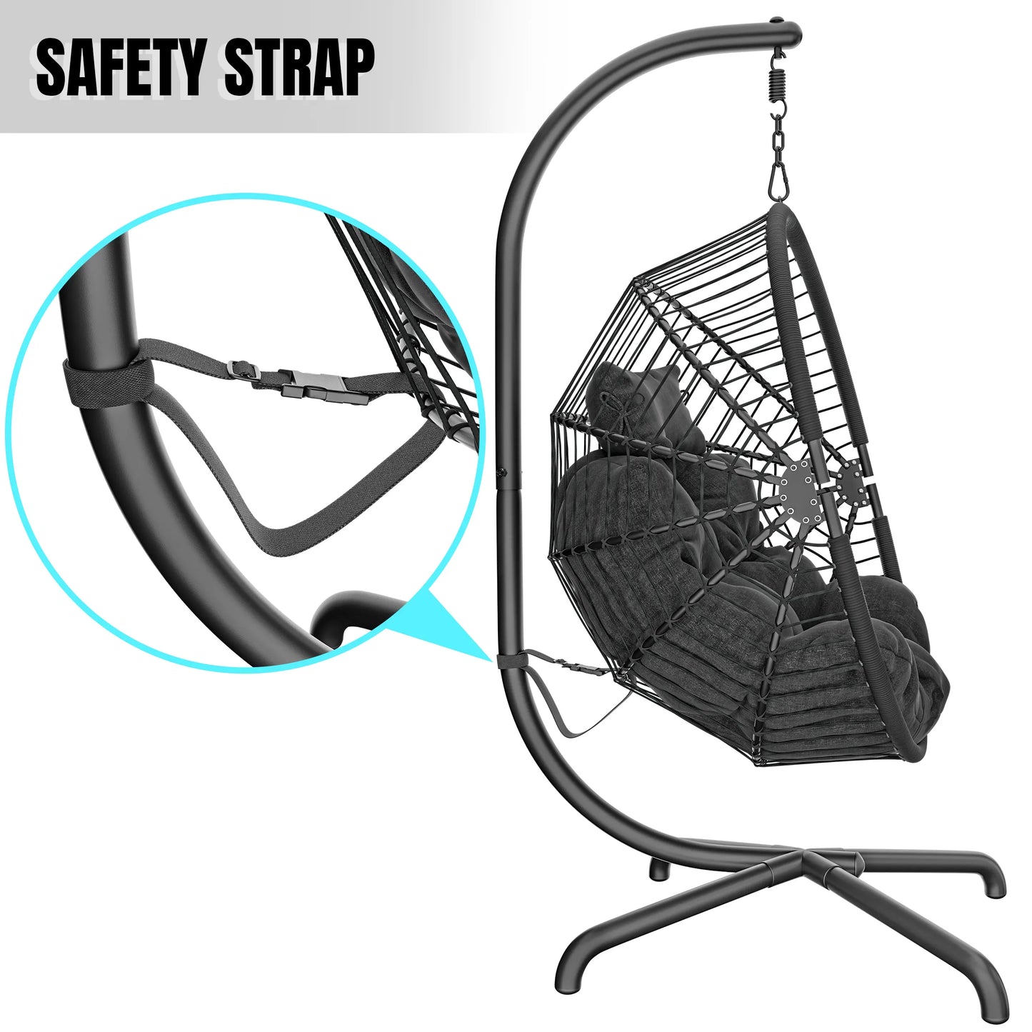 Hanging Egg Chair with Cushion