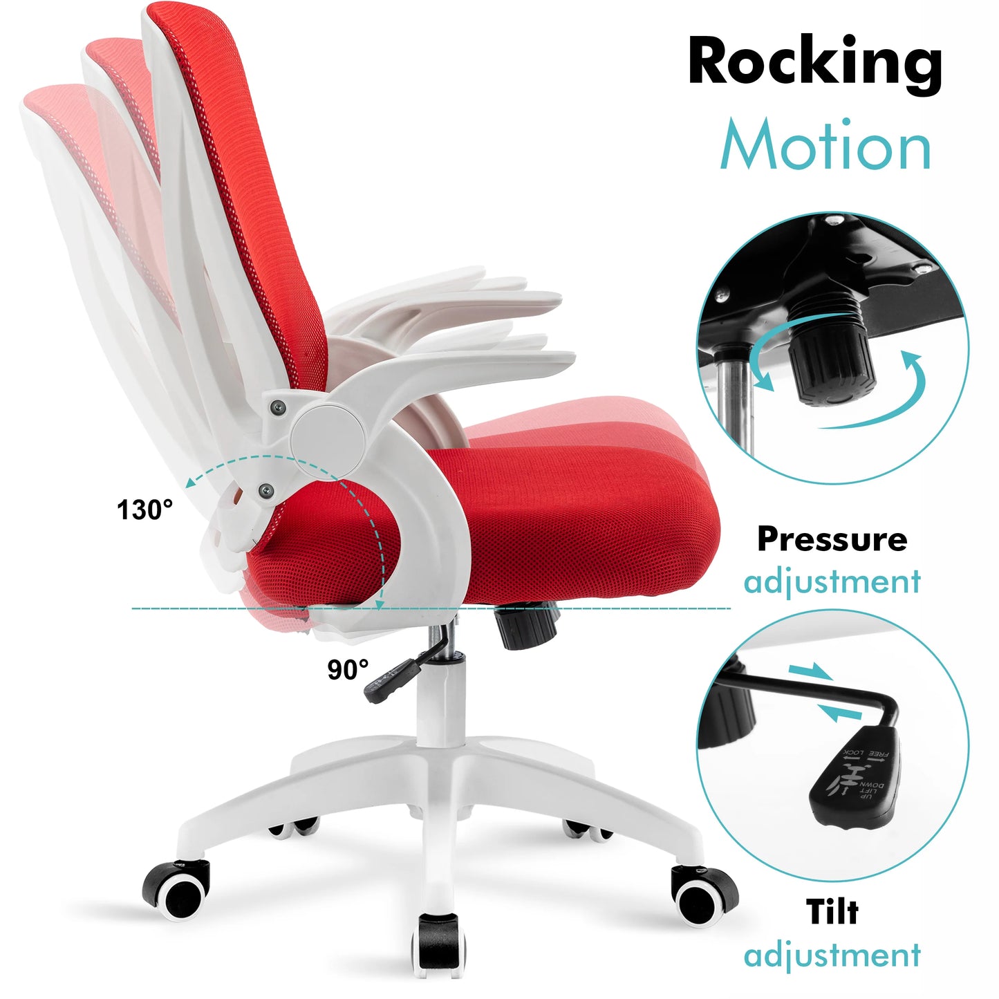 Ergonomic Home Office Chair Mesh - Computer Desk Chair