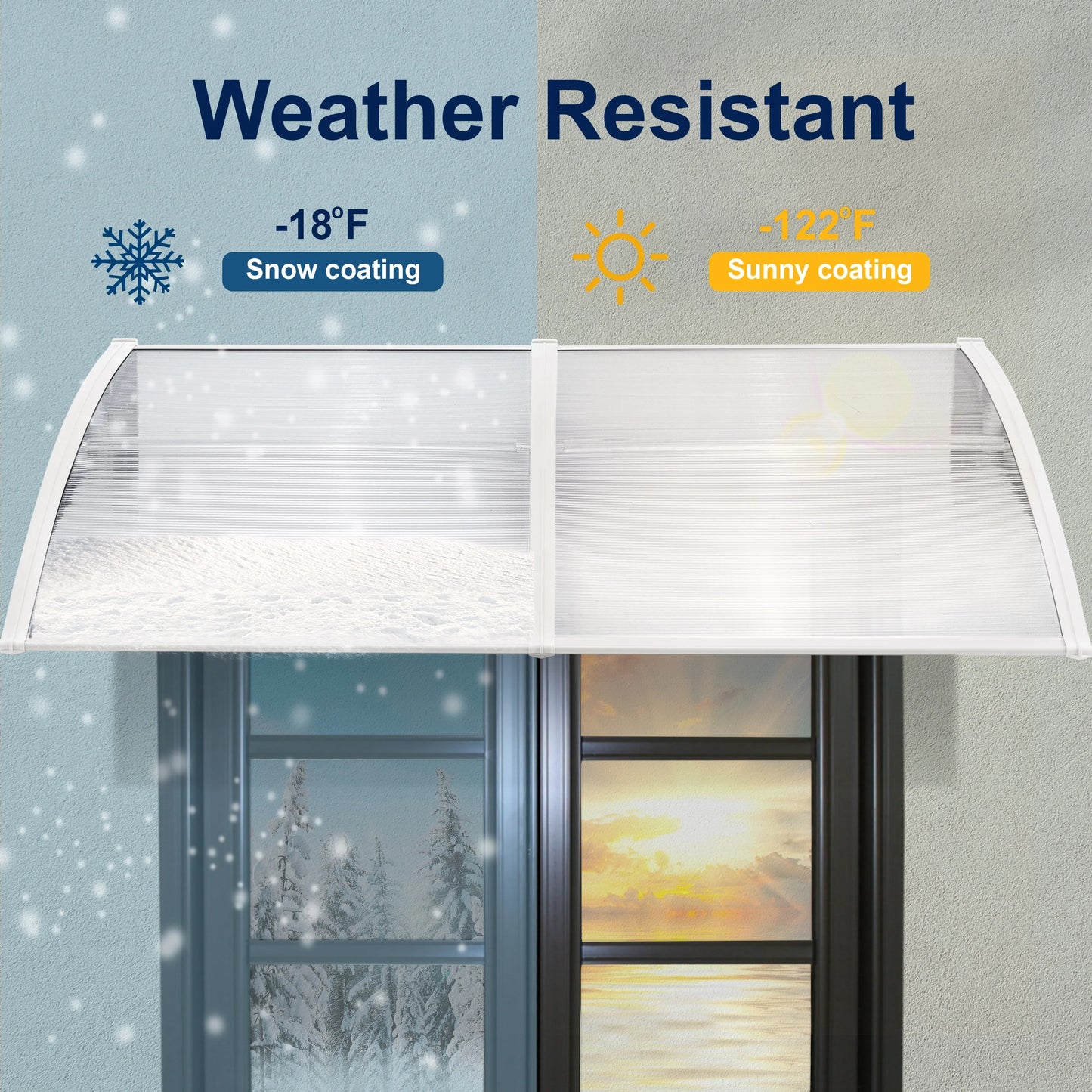 Waterproof Front Door Canopy