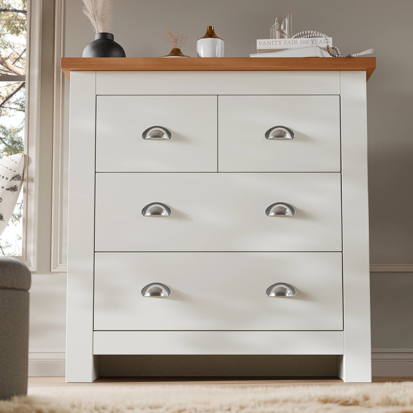 2 over 2 Chest of Drawers Bedroom - Chester Drawers