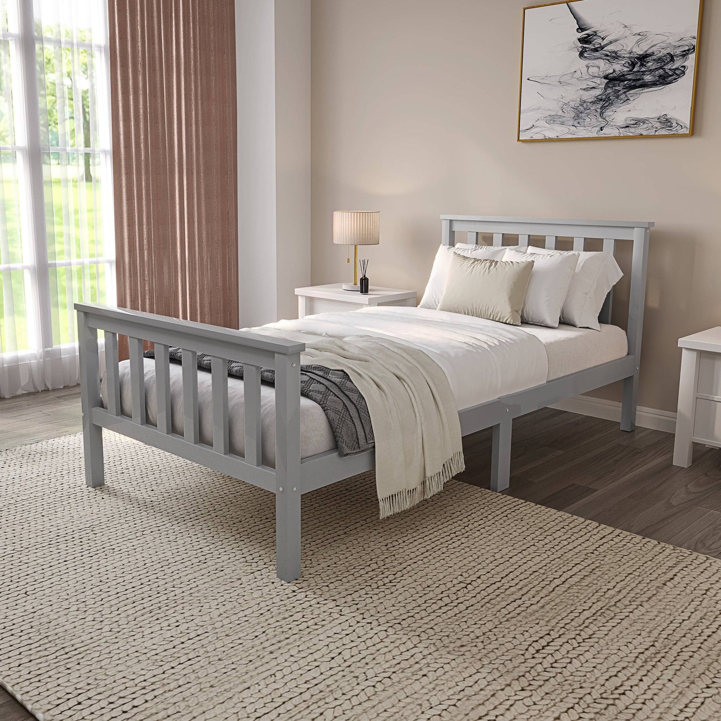 Single Wooden Bed Frame