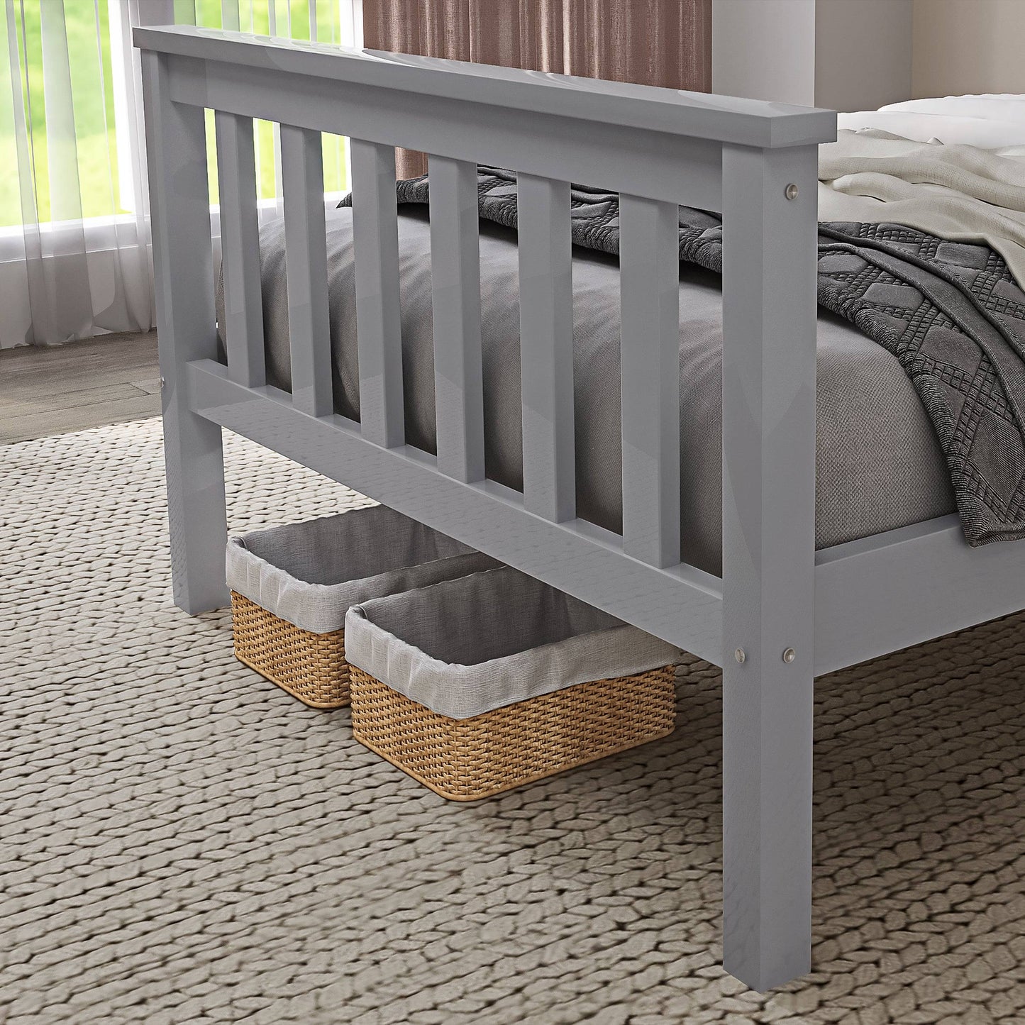 Single Wooden Bed Frame
