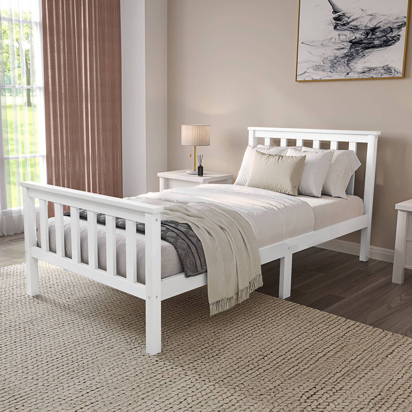 Single Wooden Bed Frame