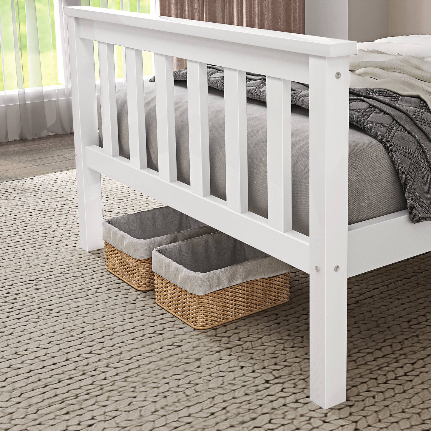 Single Wooden Bed Frame