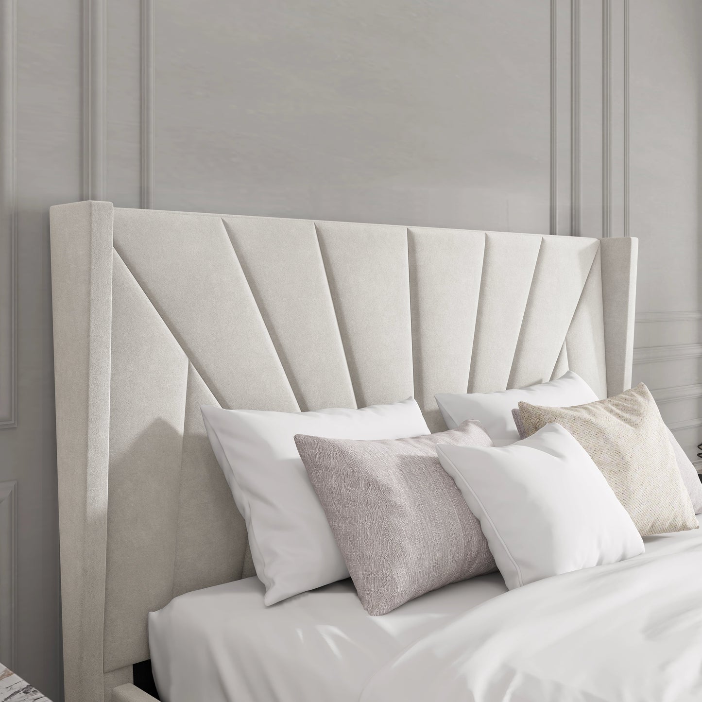 Velvet Ottoman Storage Bed - Sunrise Ottoman Bed Frame