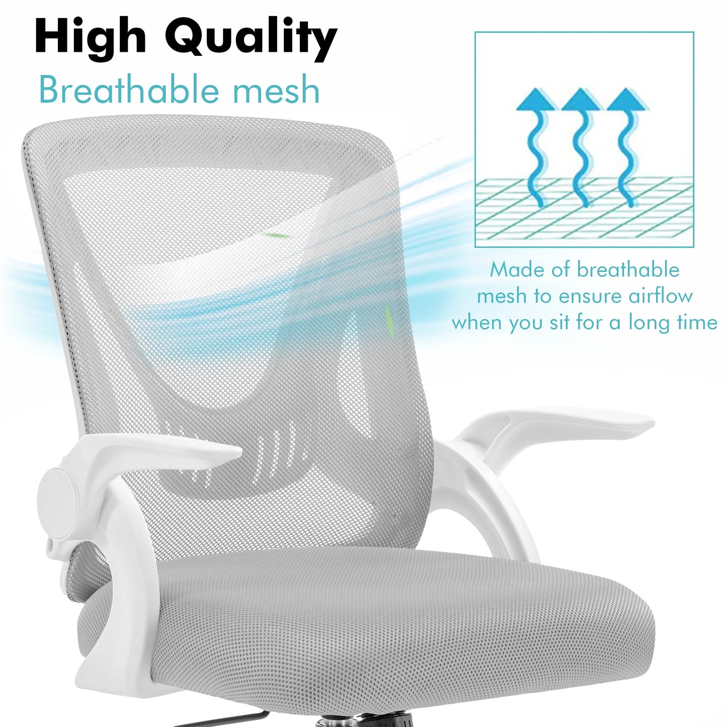 Ergonomic Home Office Chair Mesh - Computer Desk Chair
