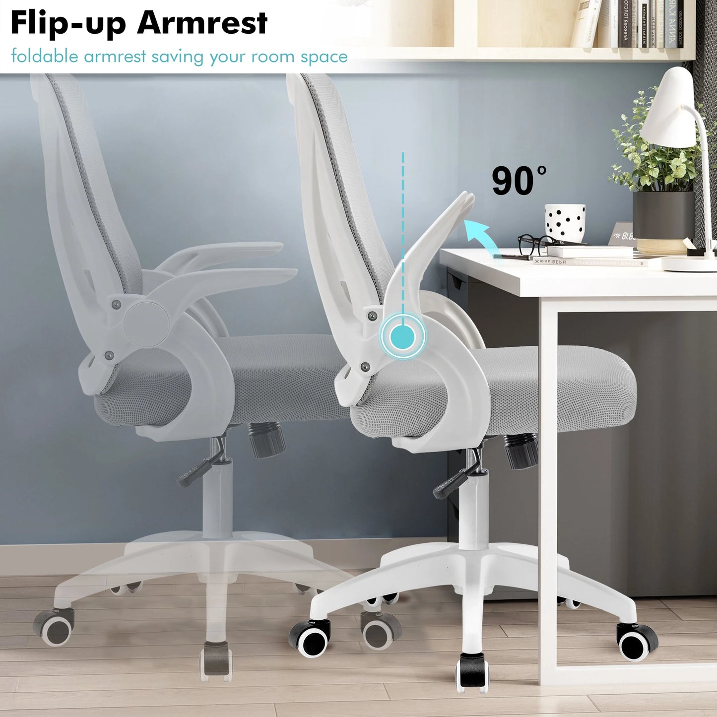 Ergonomic Home Office Chair Mesh - Computer Desk Chair
