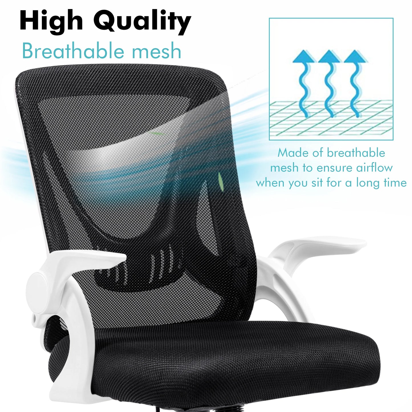 Ergonomic Home Office Chair Mesh - Computer Desk Chair