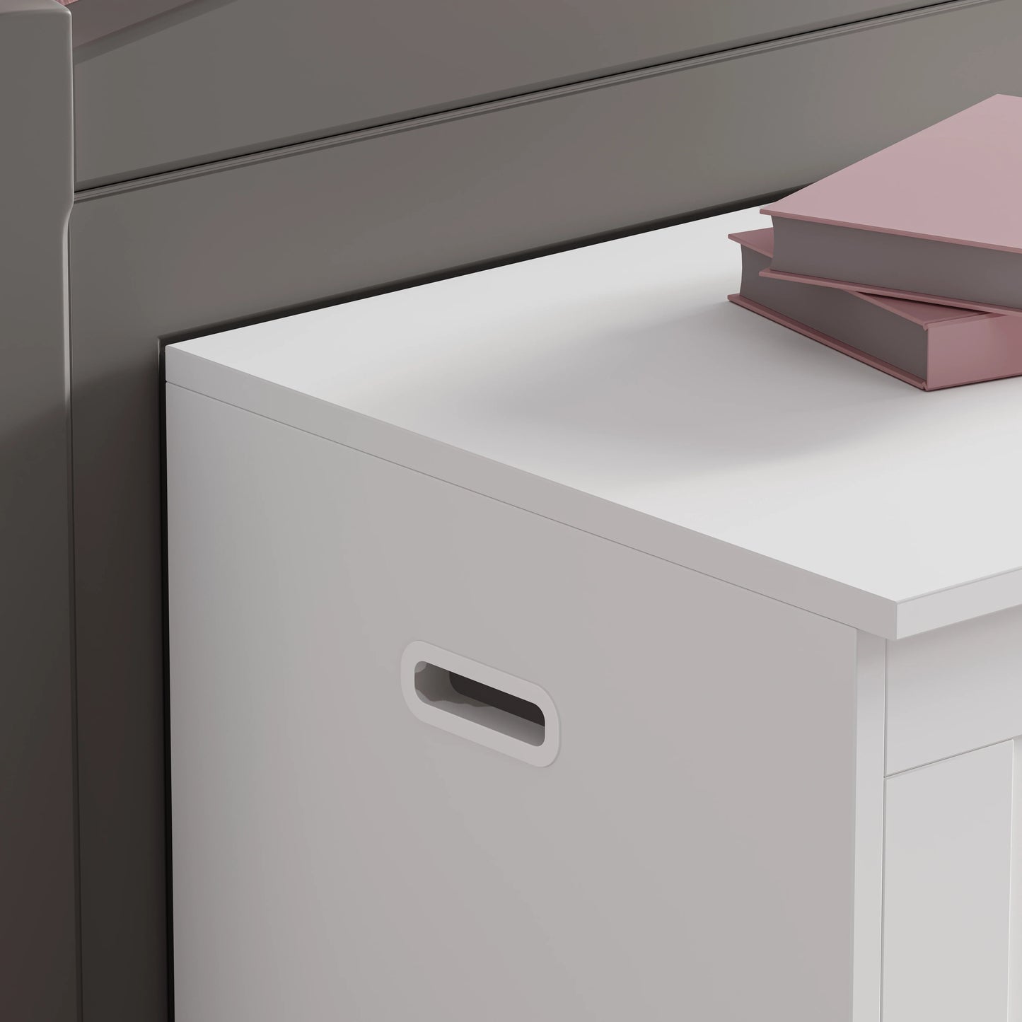 Blanket Box Storage Chest - Large Toy Box With Lid & Safety Hinges