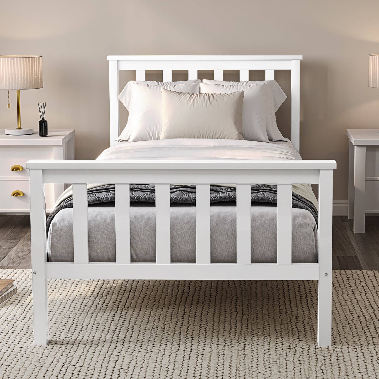Single Wooden Bed Frame