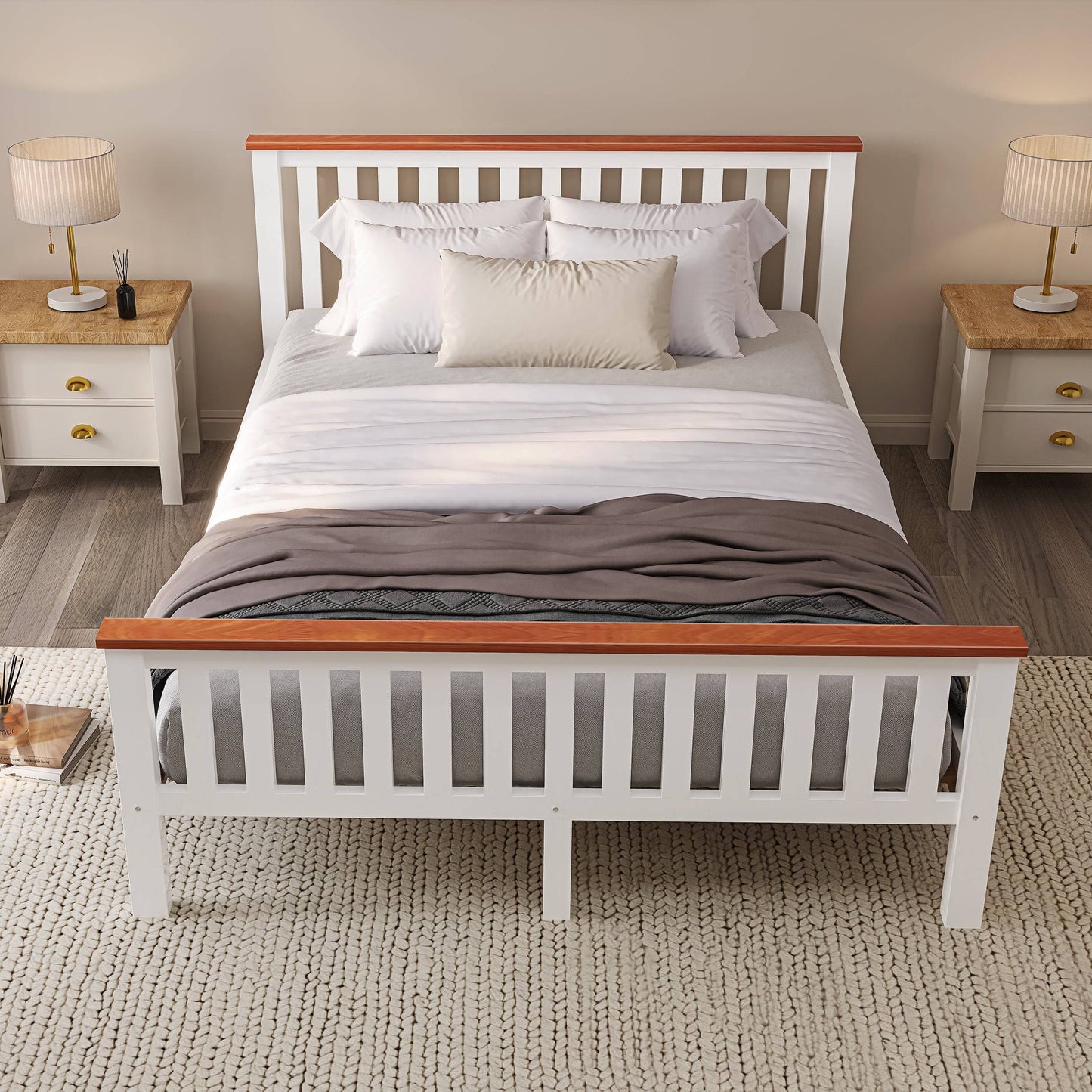 Wooden Double Bed Frame