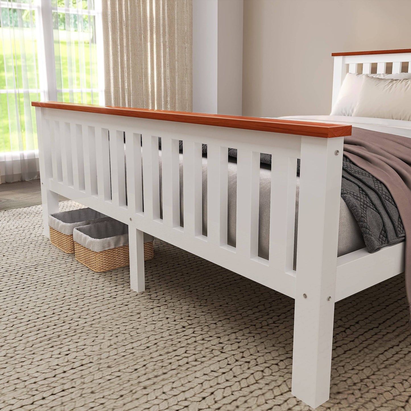 King Size Wooden Bed Frame