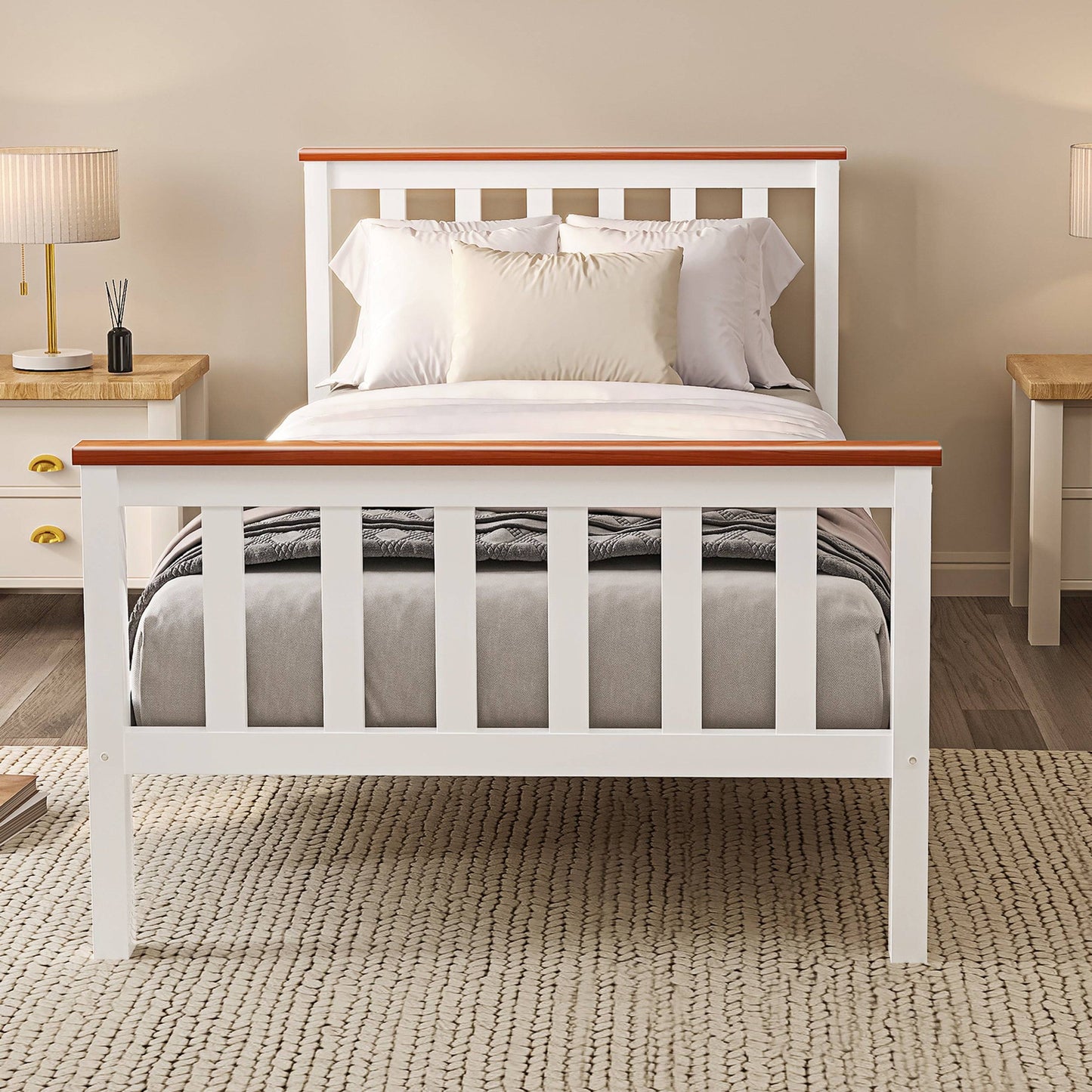 Single Wooden Bed Frame