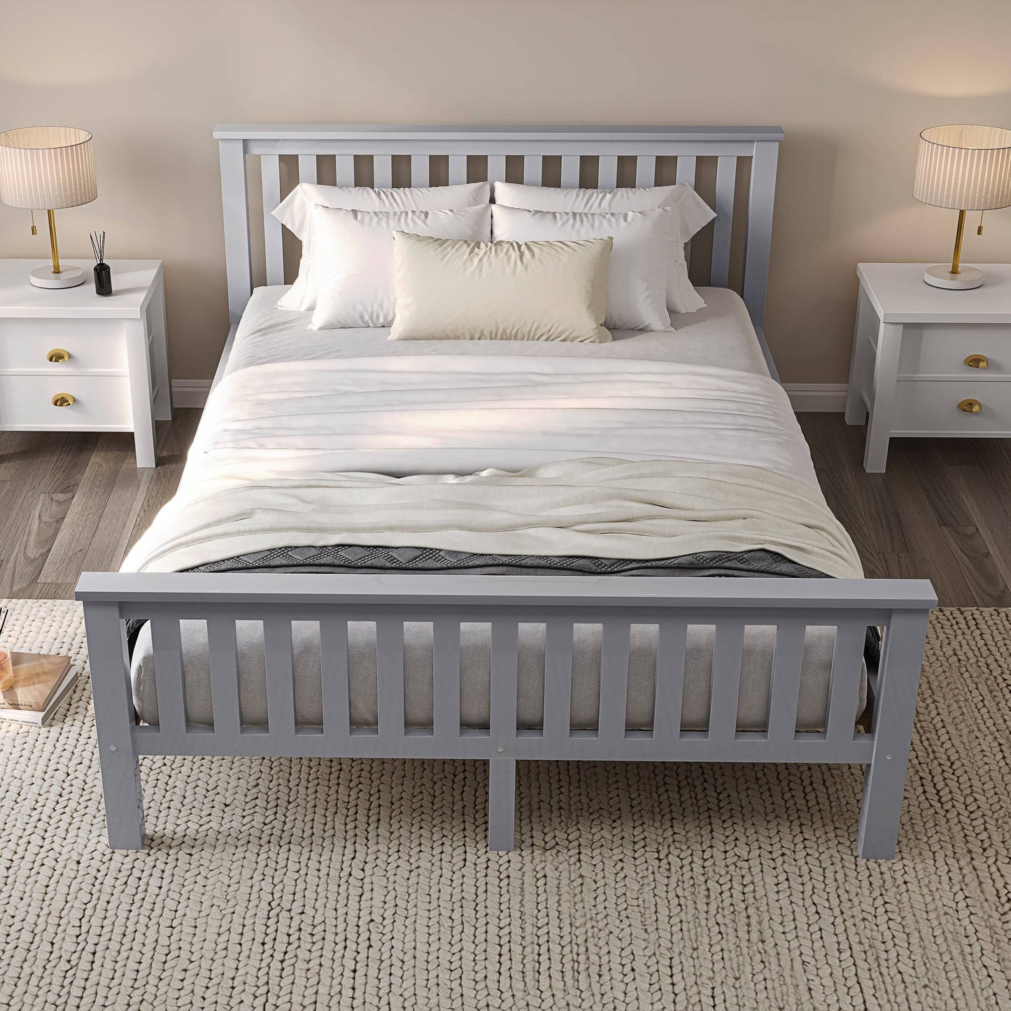 Wooden Double Bed Frame