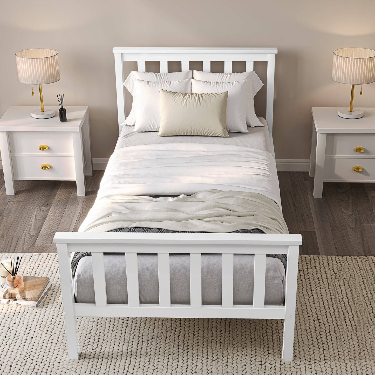 Single Wooden Bed Frame