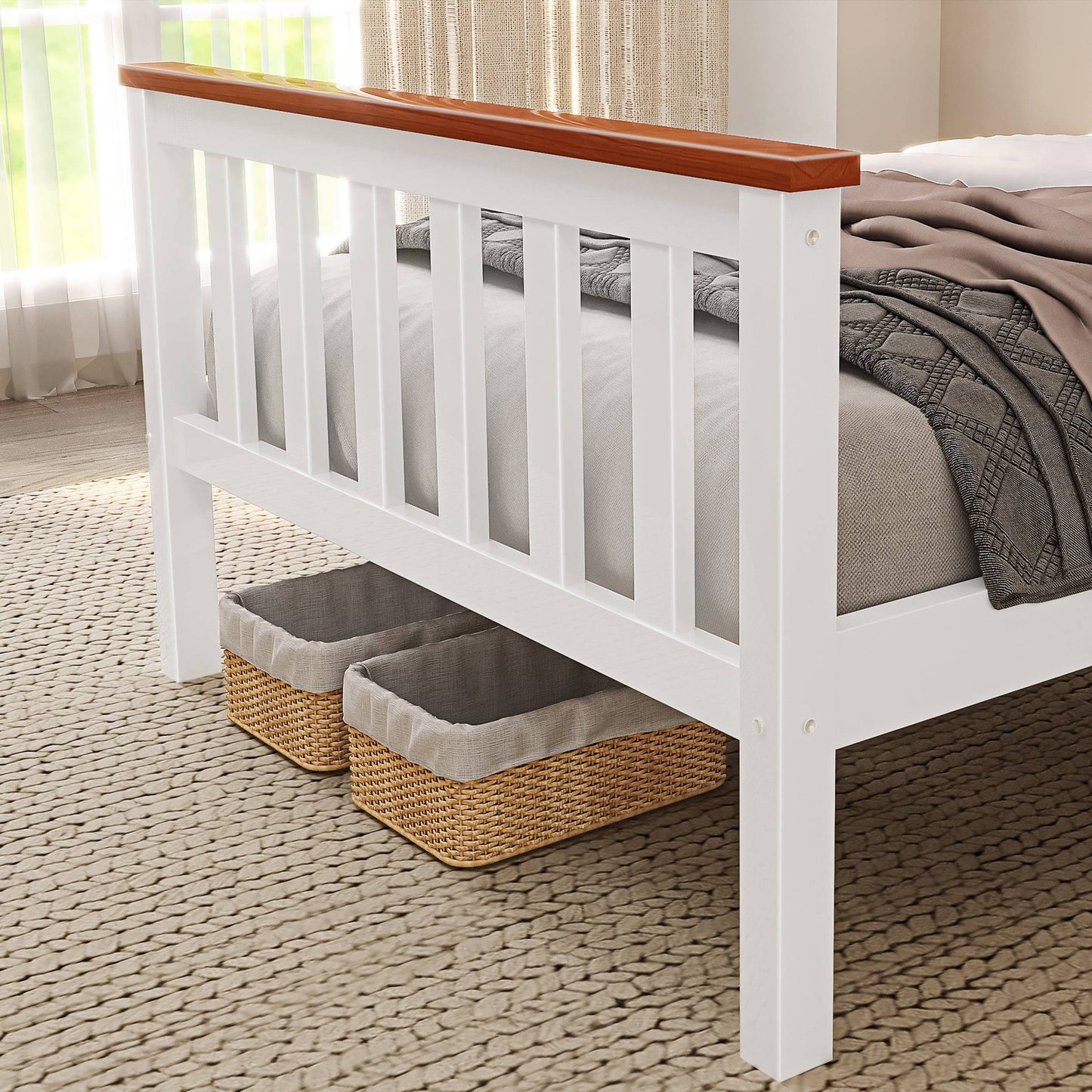 Single Wooden Bed Frame