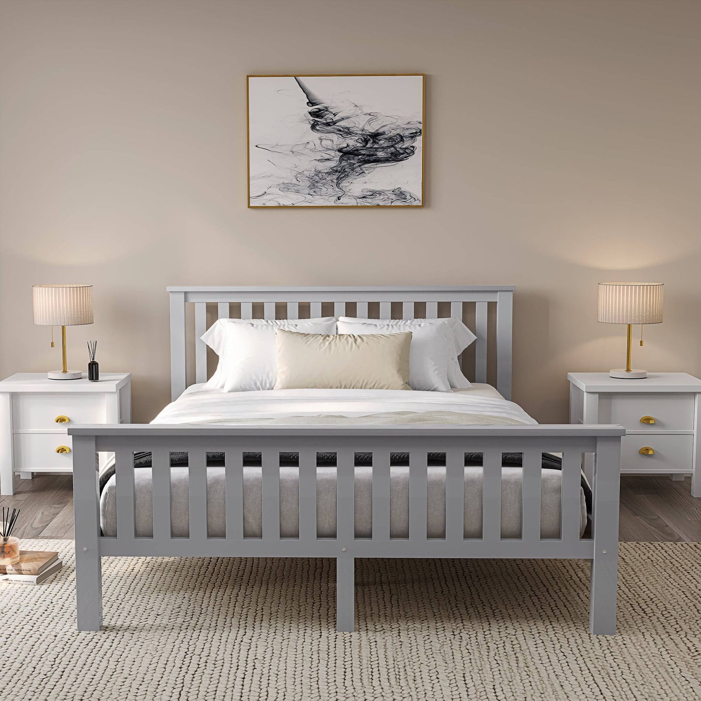 Wooden Double Bed Frame