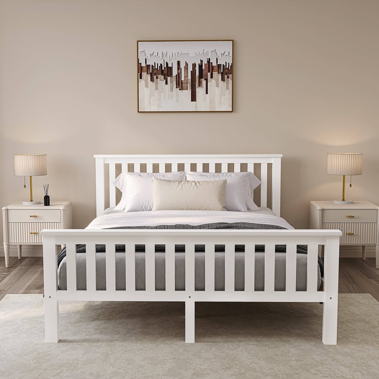 Wooden Double Bed Frame
