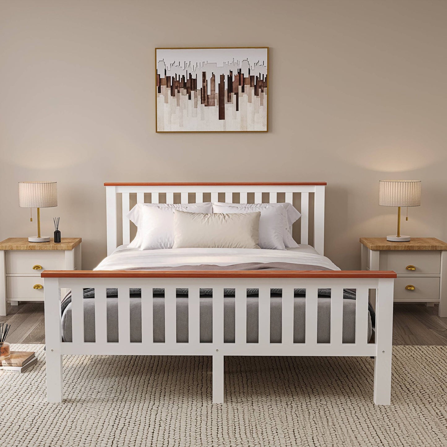 Wooden Double Bed Frame