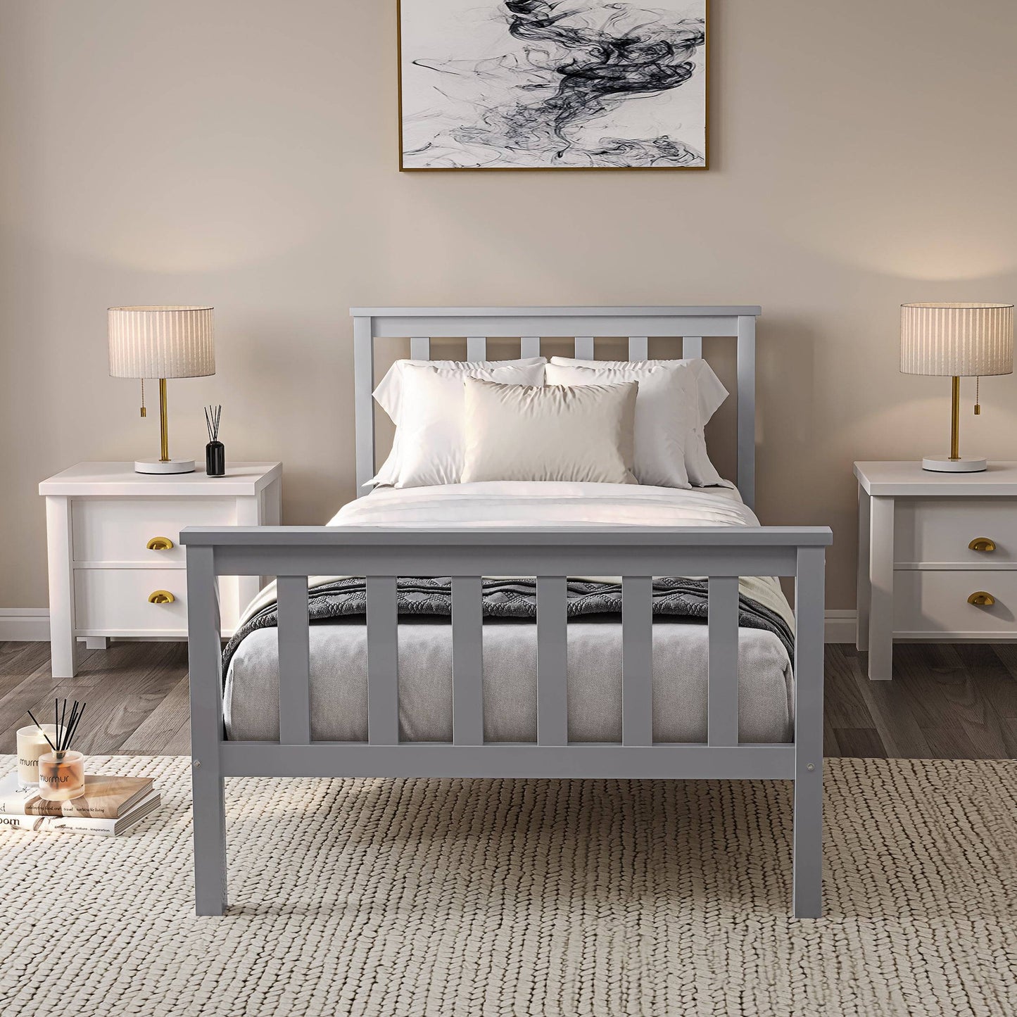 Single Wooden Bed Frame